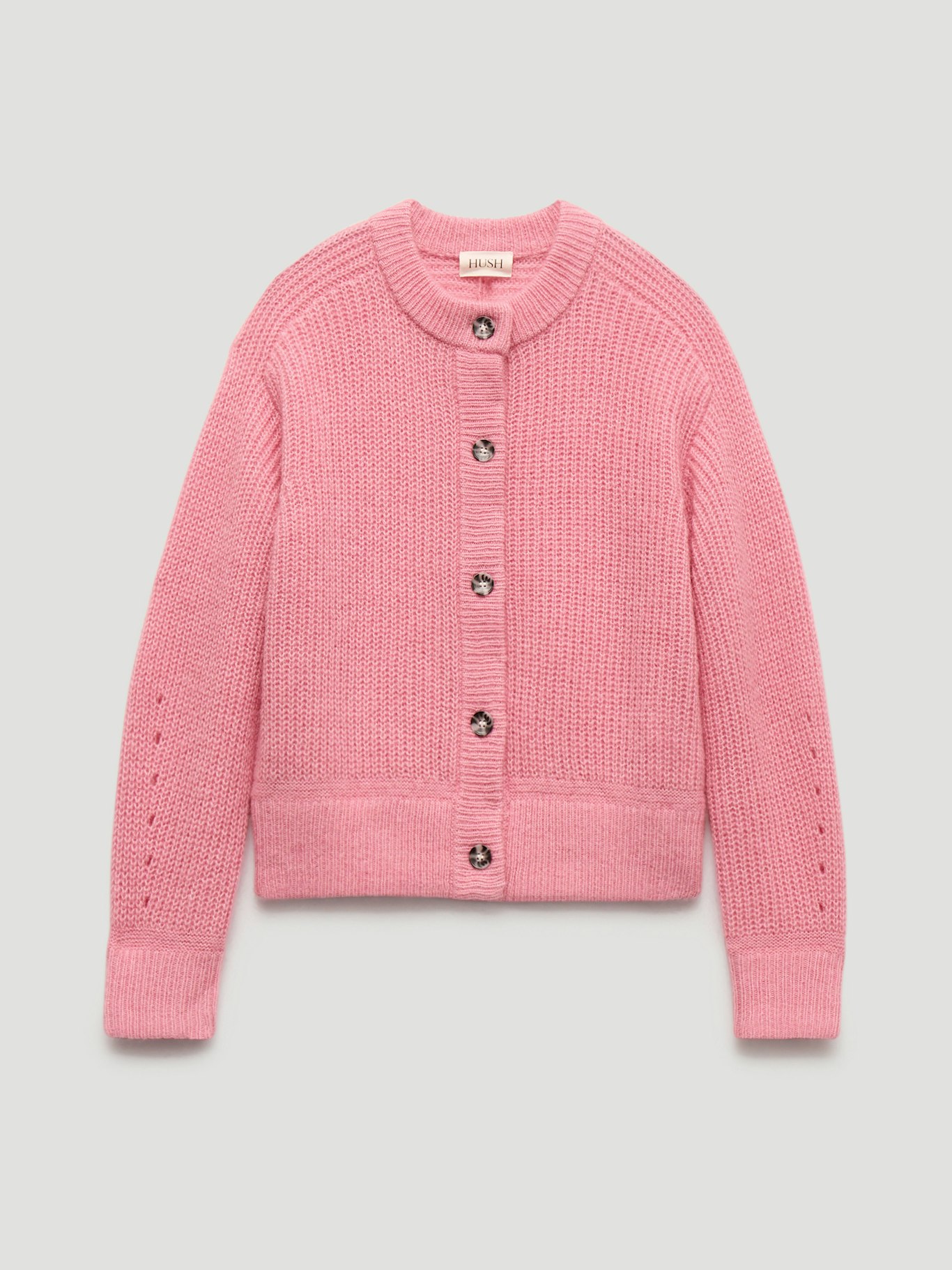 013113-1241-07 Raven Wool Blend Cardigan