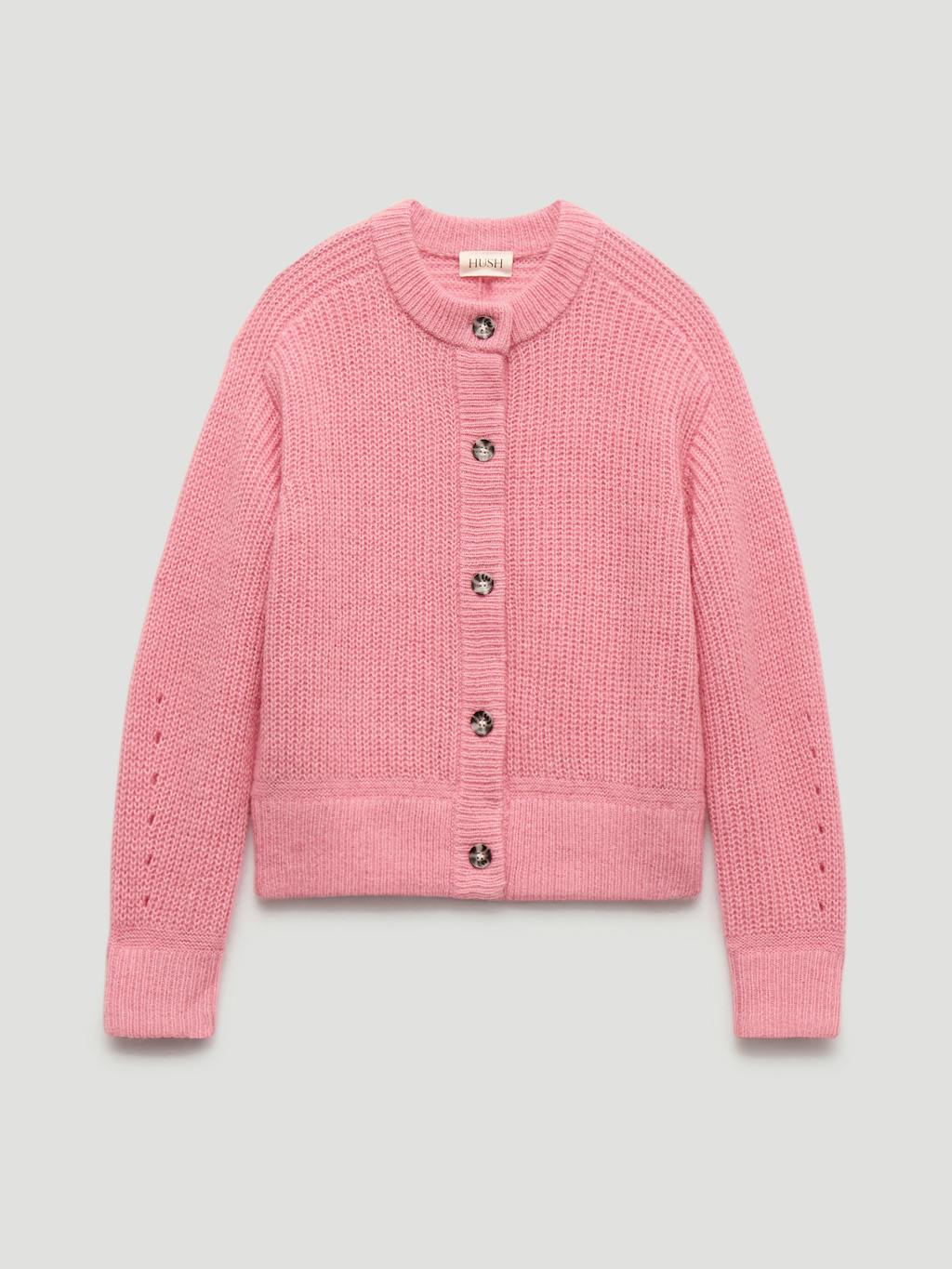 013113-1241-07 Raven Wool Blend Cardigan