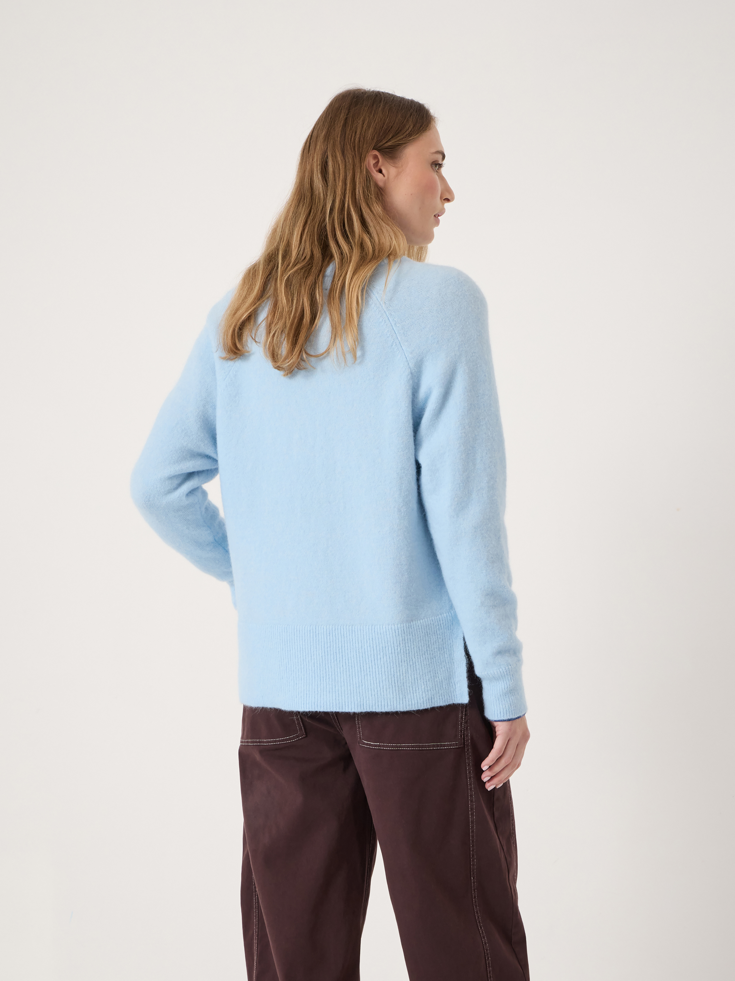 Wool Blend Crew Neck Jumper