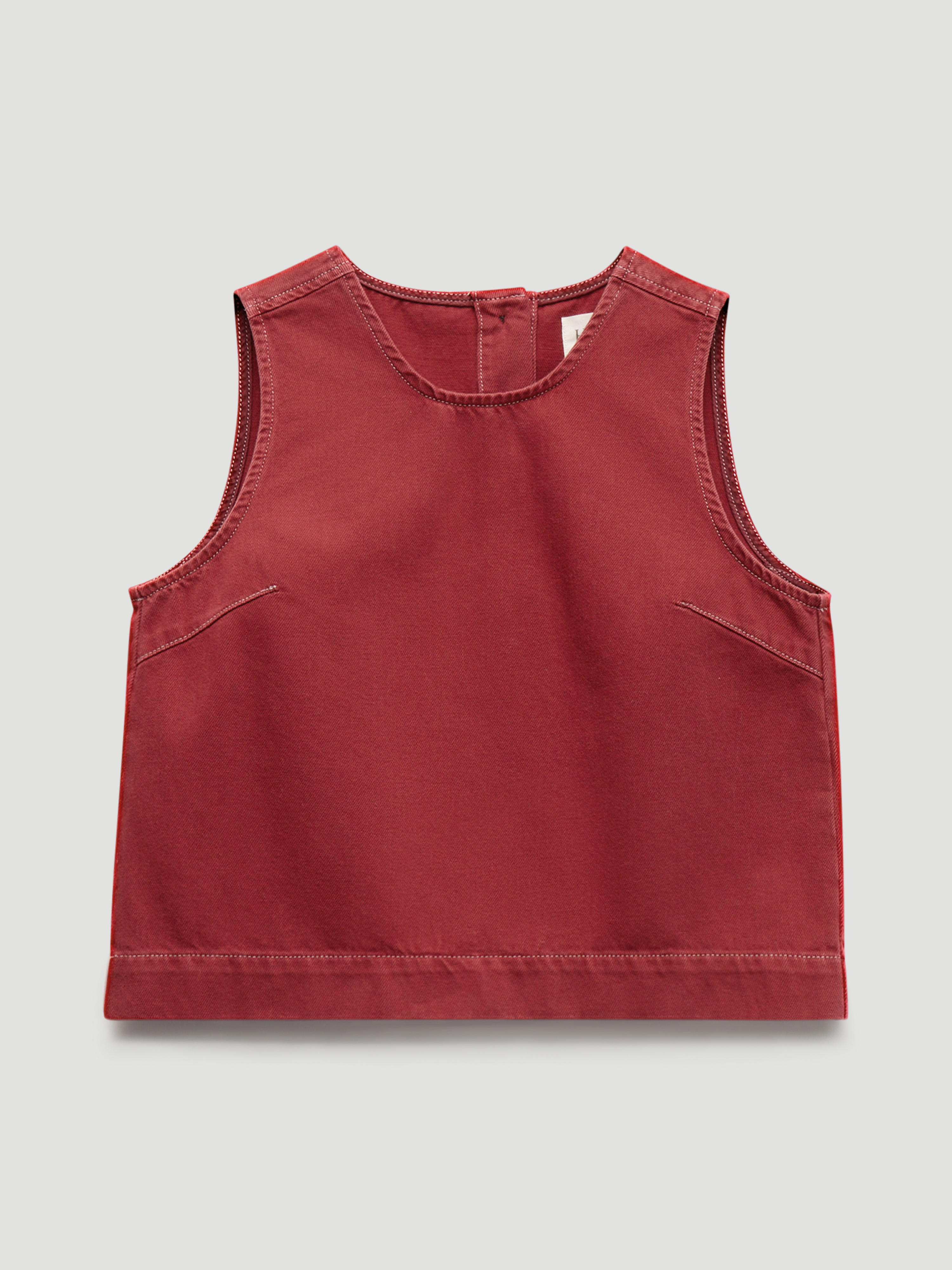 Valerie Denim Shell Top