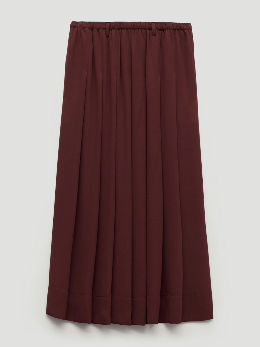 015205-1410-07 Ivy Pleated Chiffon Midi Skirt (Burgundy Purple)