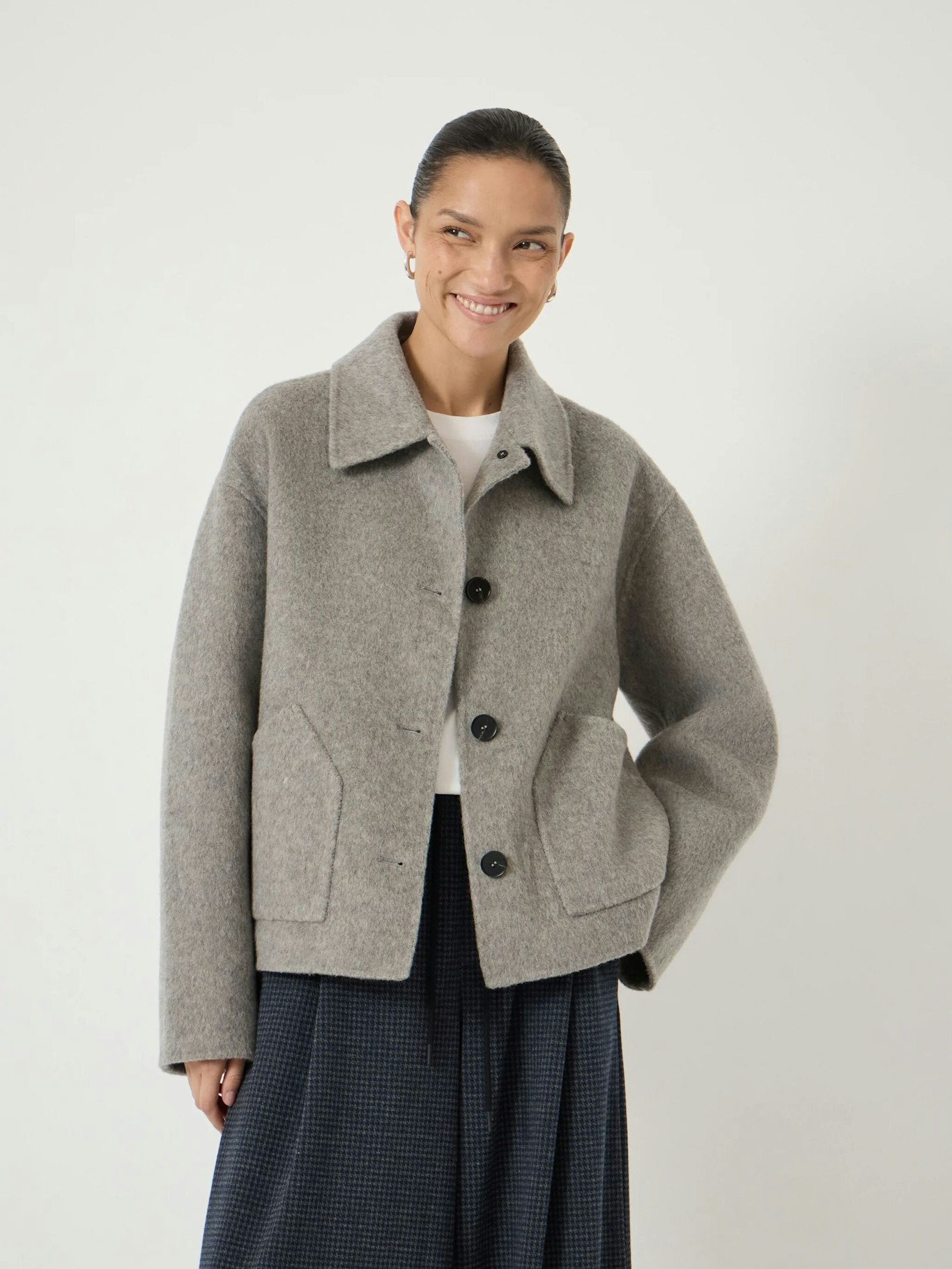 014305-3920-02 Pure Wool Double Faced Jacket