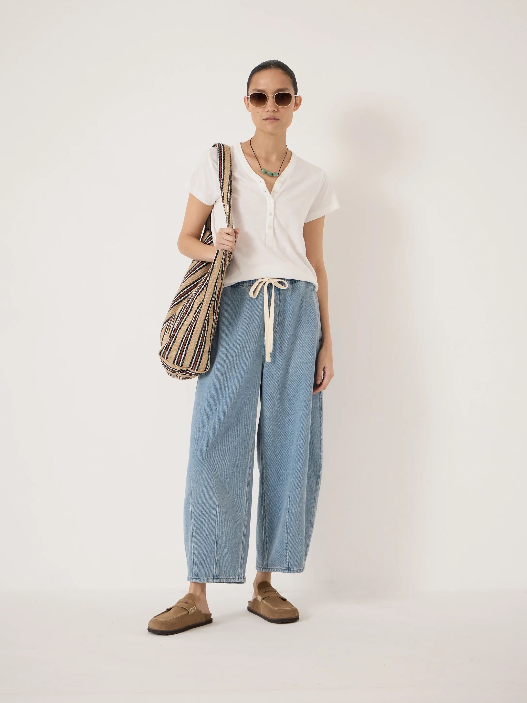 Roe Cotton Slub Henley T-Shirt