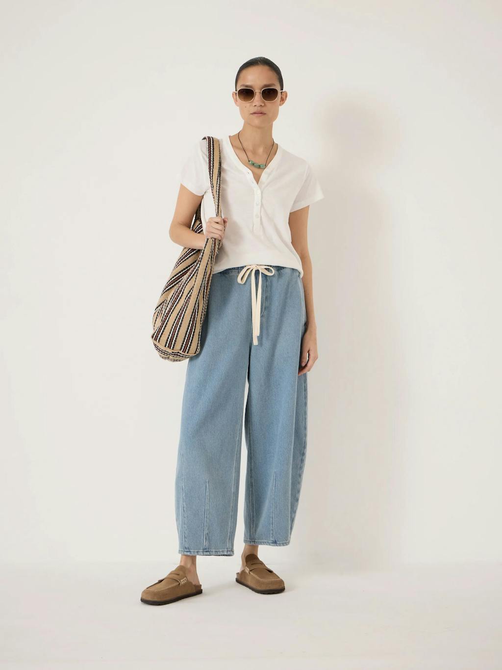 015317-0001-02 Roe Cotton Slub Henley T-Shirt