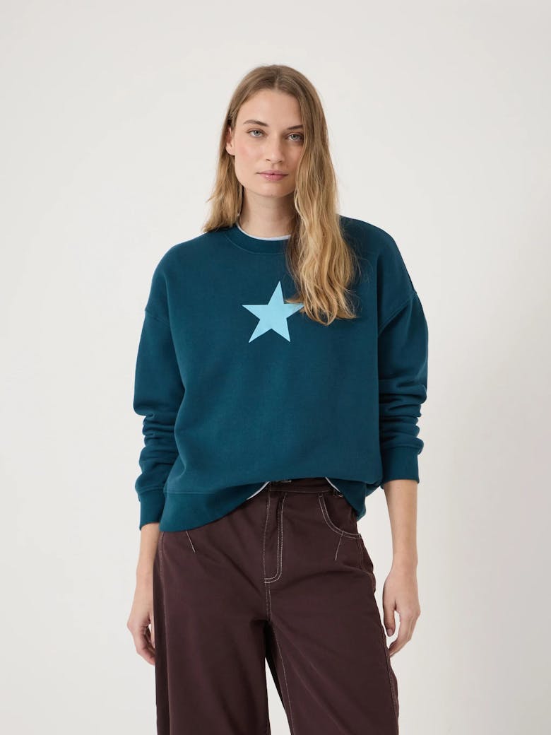Mini Star Cotton Sweatshirt