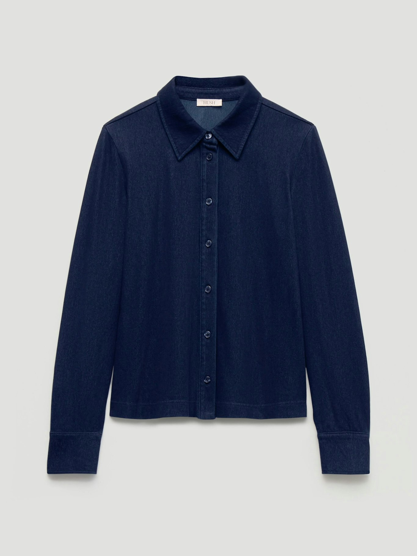 014782-3471-07 Seren Jersey Denim Shirt