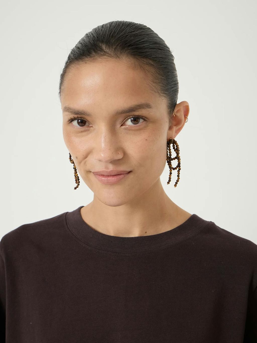 014844-0533-03 Cascading Beaded Earrings