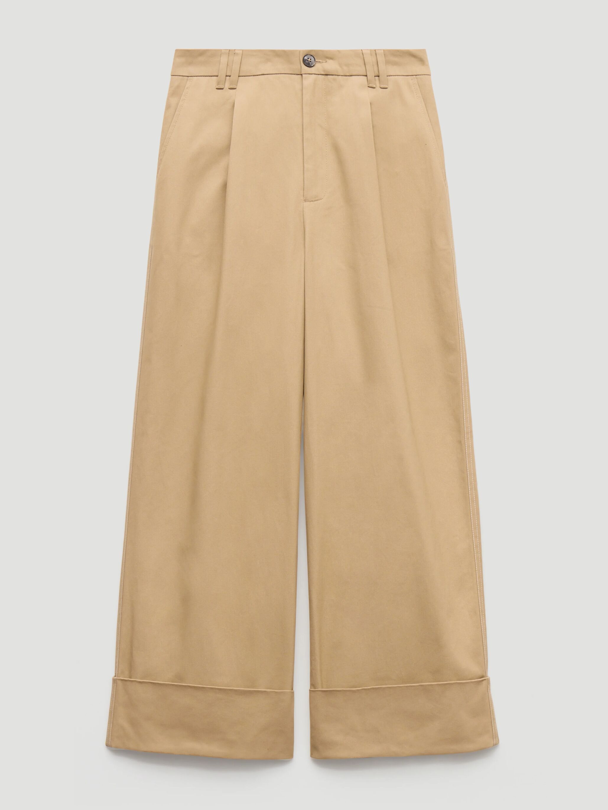 Tori Turn Up Wide Leg Trousers