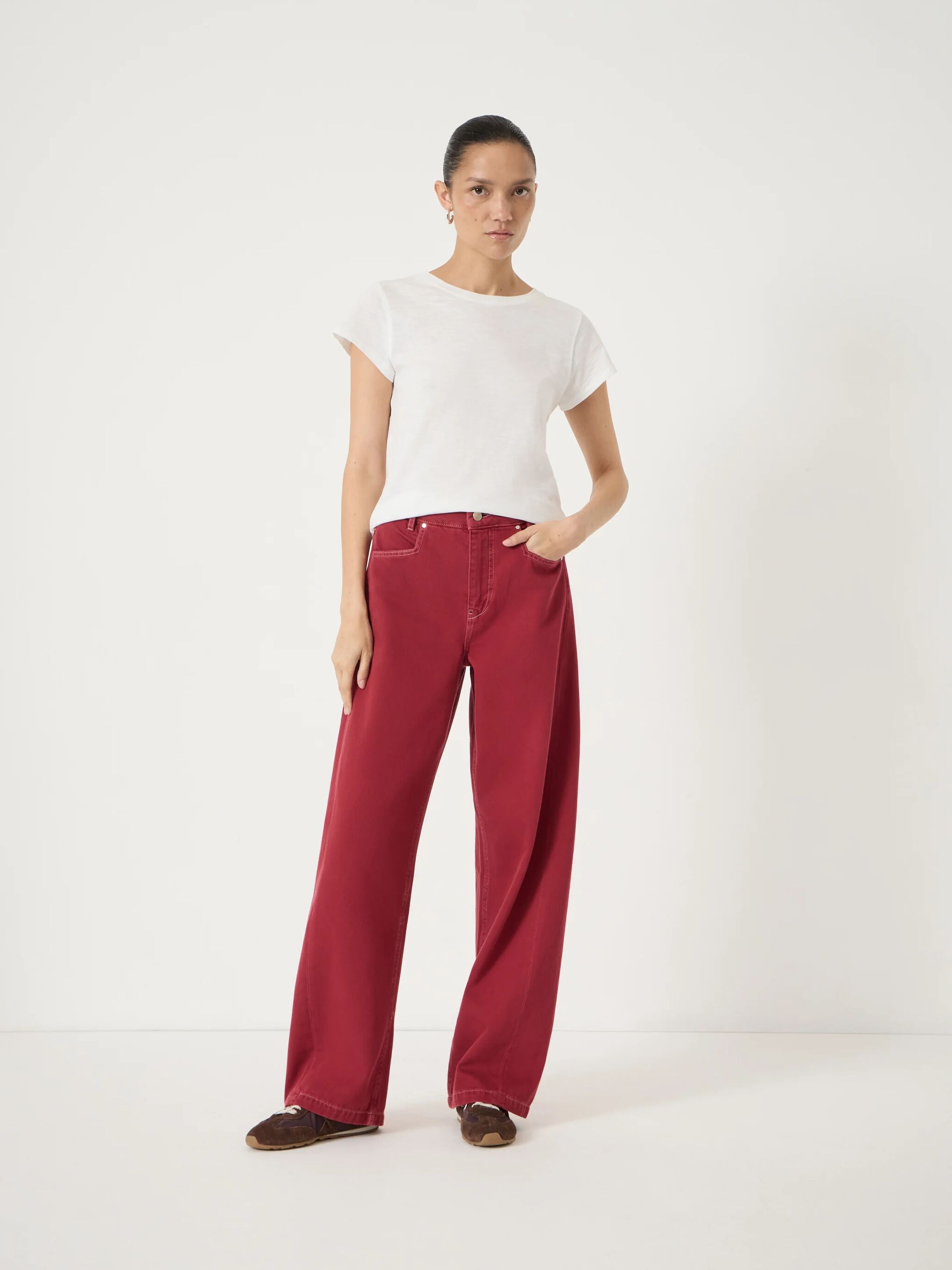Saskia Straight Seamed Jeans