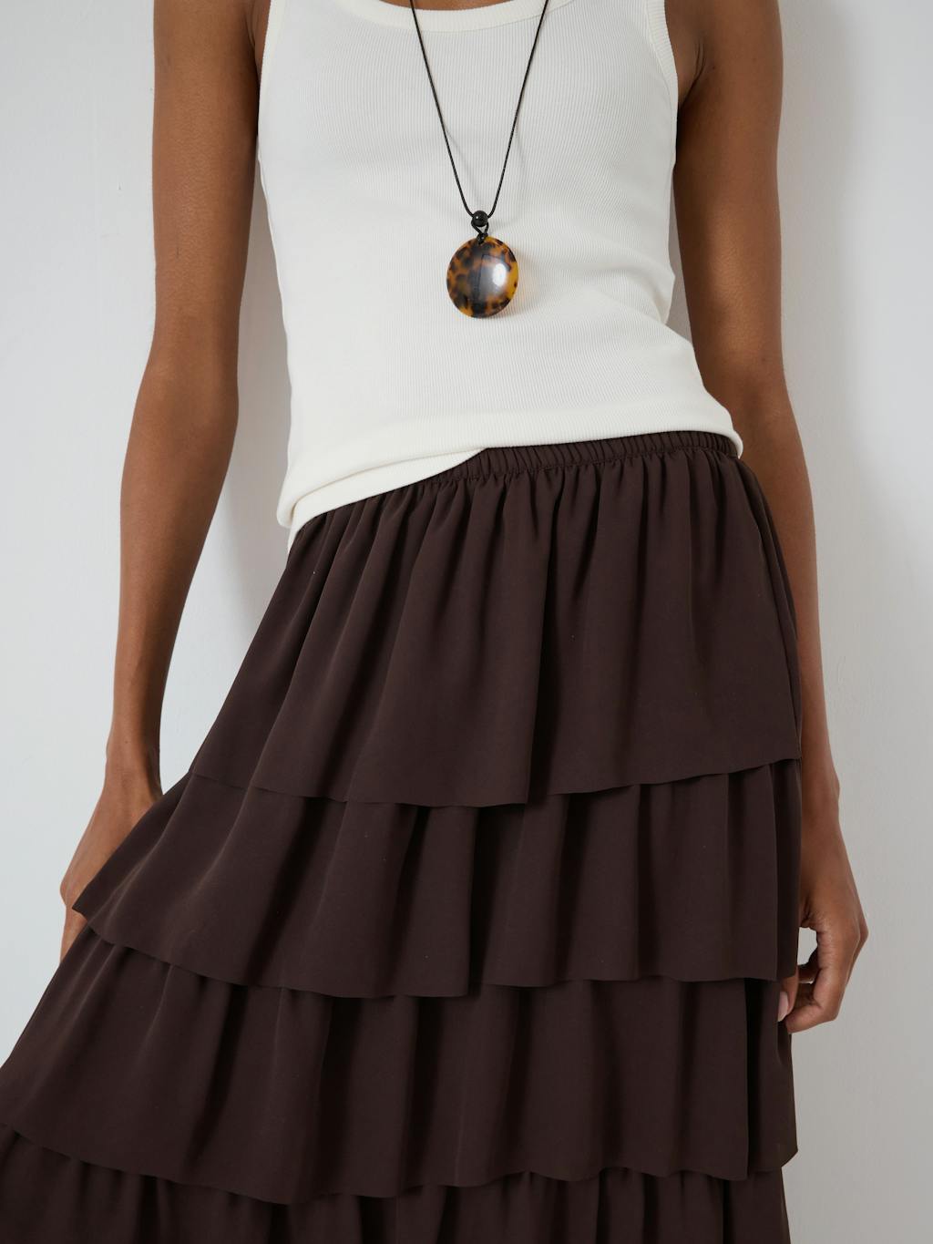 014859-0450-04 Lillie Tiered Chiffon Skirt