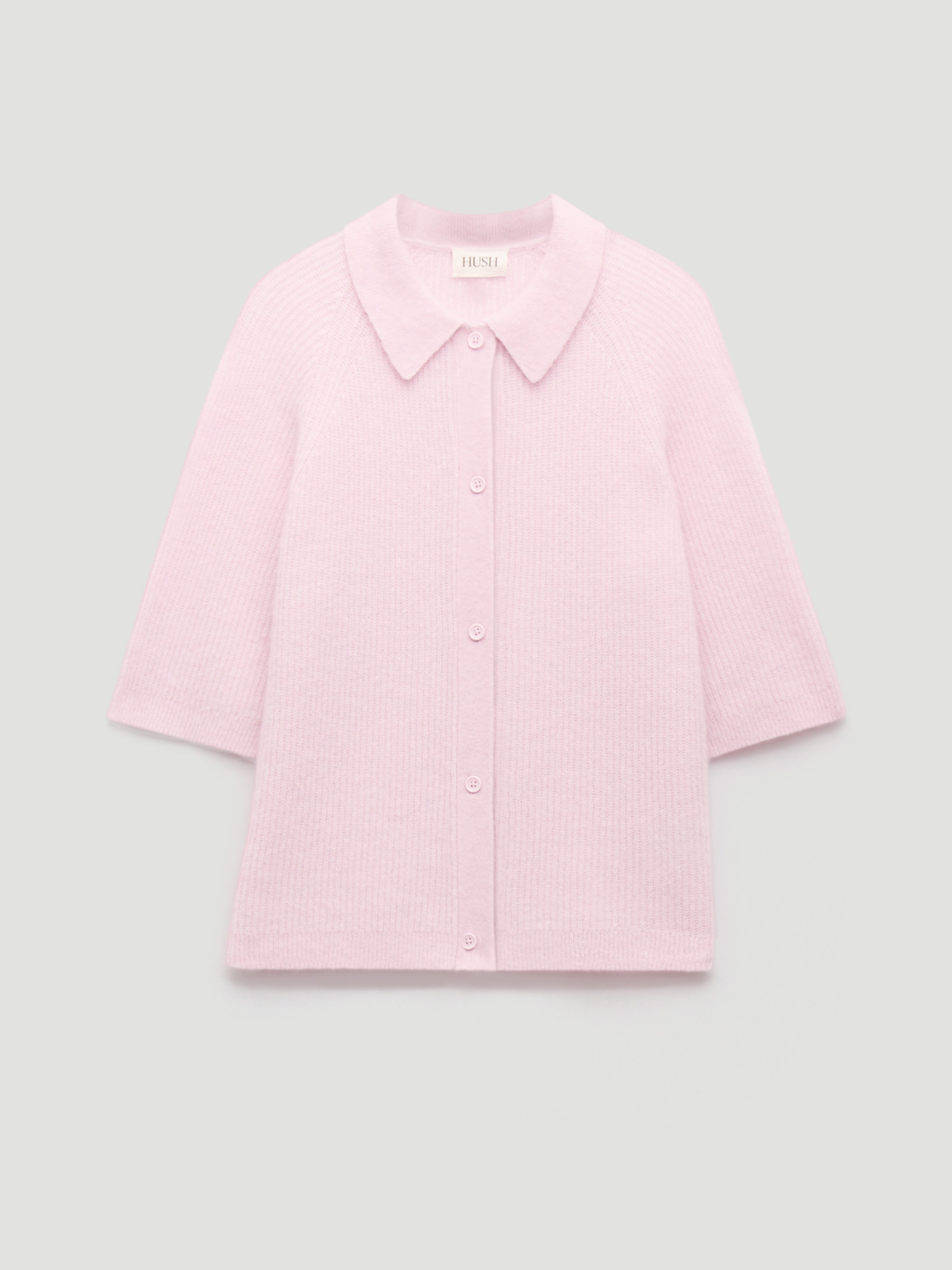 Jinny Wool Blend Short Sleeve Cardigan