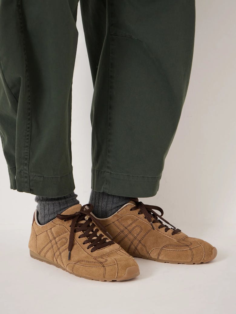 Sadie Stitch Detail Slimline Trainers