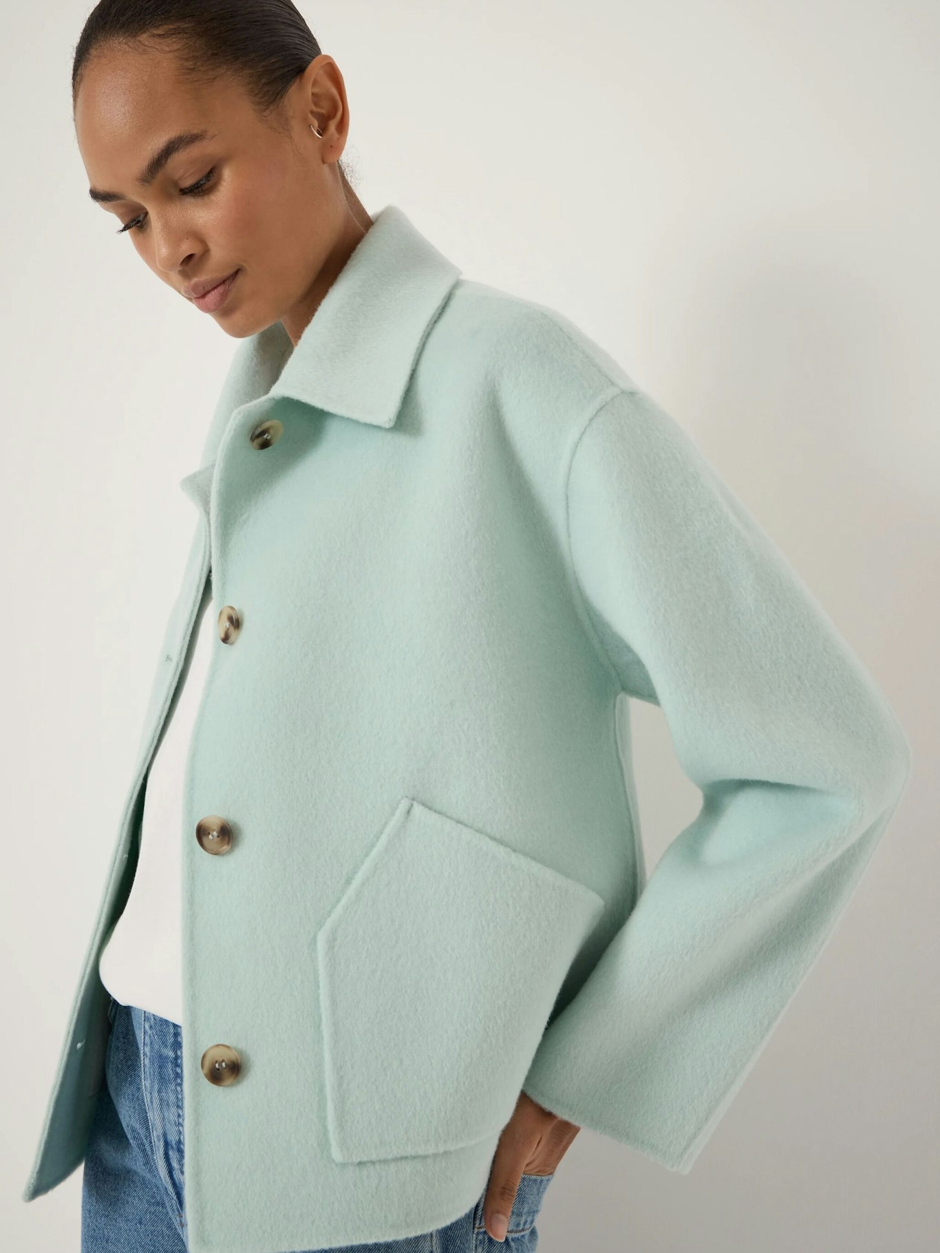 014305-1779-04 Pure Wool Double Faced Jacket