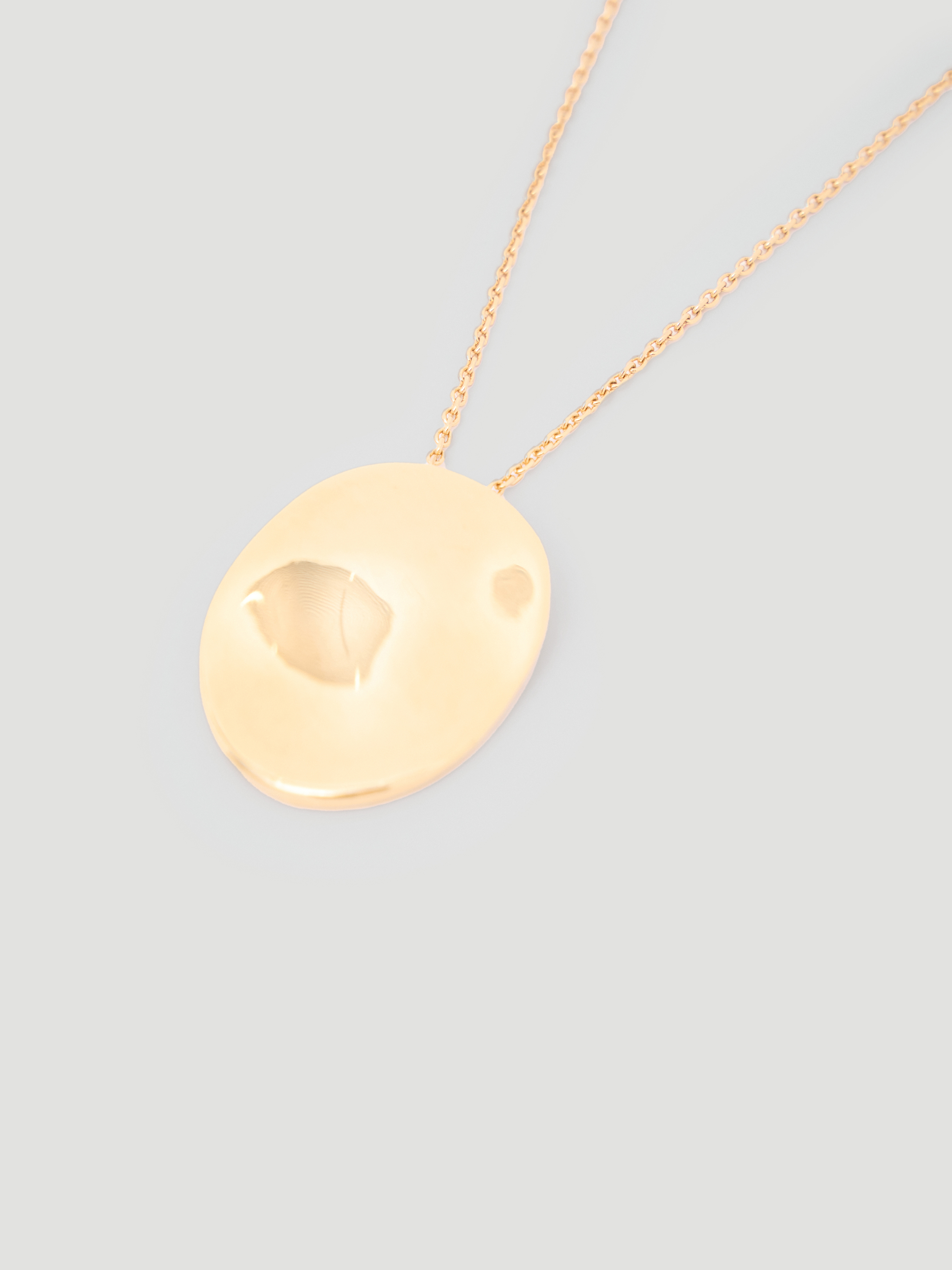 Jett Oversized Organic Shaped Necklace