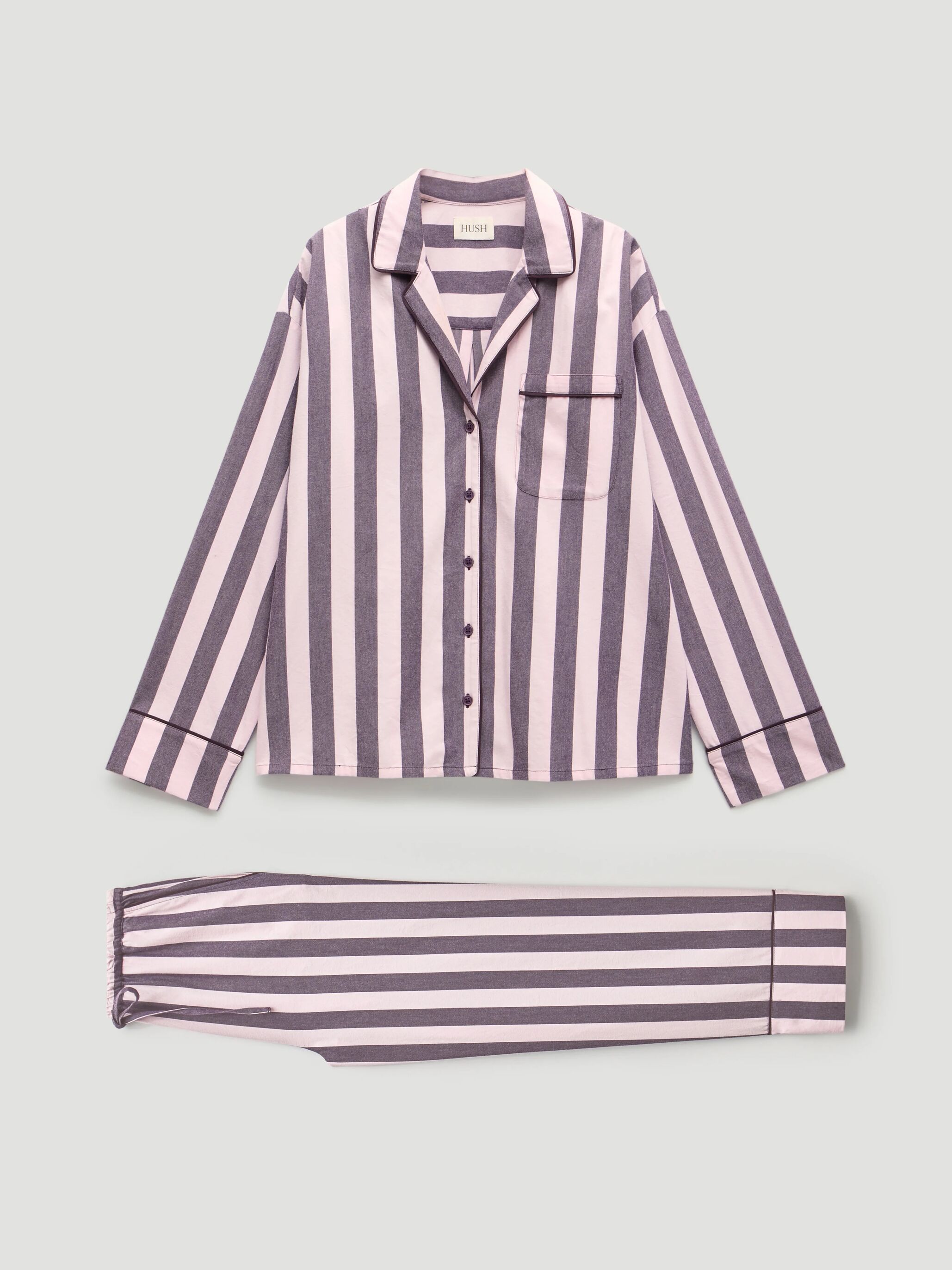 Brushed Cotton Striped Pyjamas