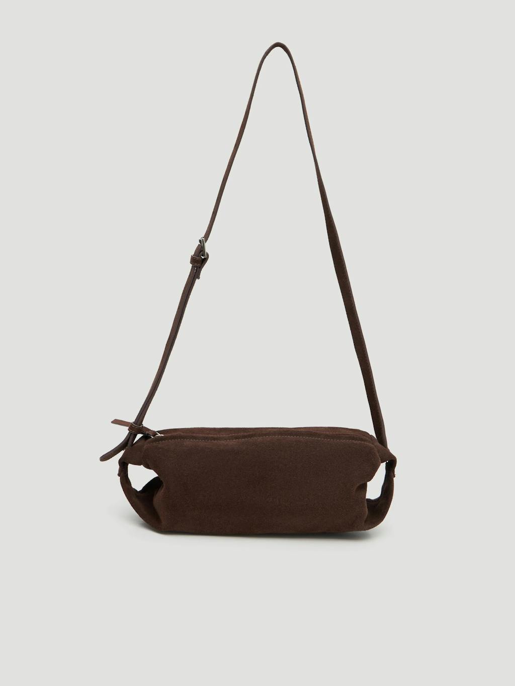 014638-0533-07 Suede Barrel Bag