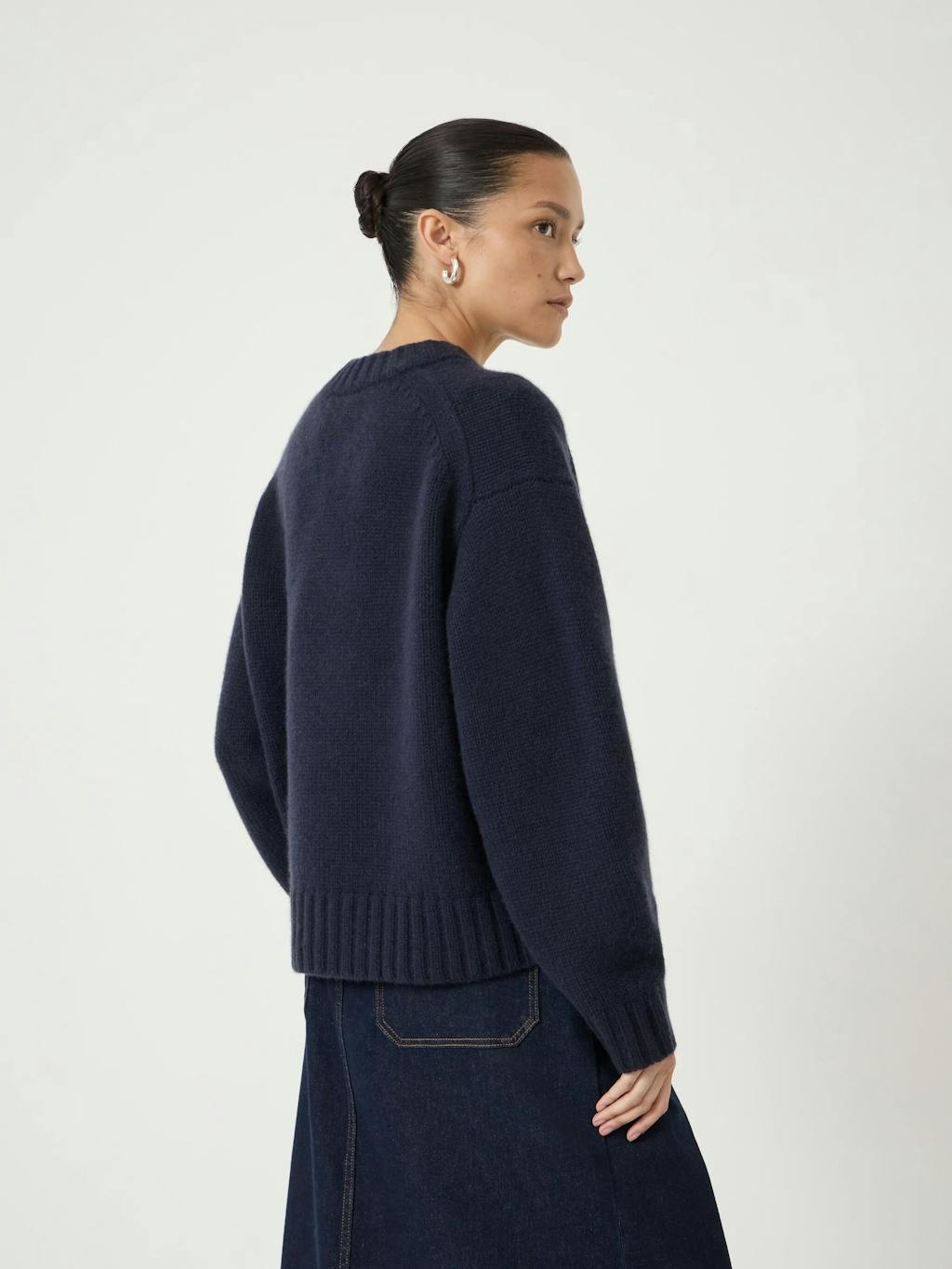 014260-1658-031 Cora Relaxed Chunky Cashmere Crew Jumper