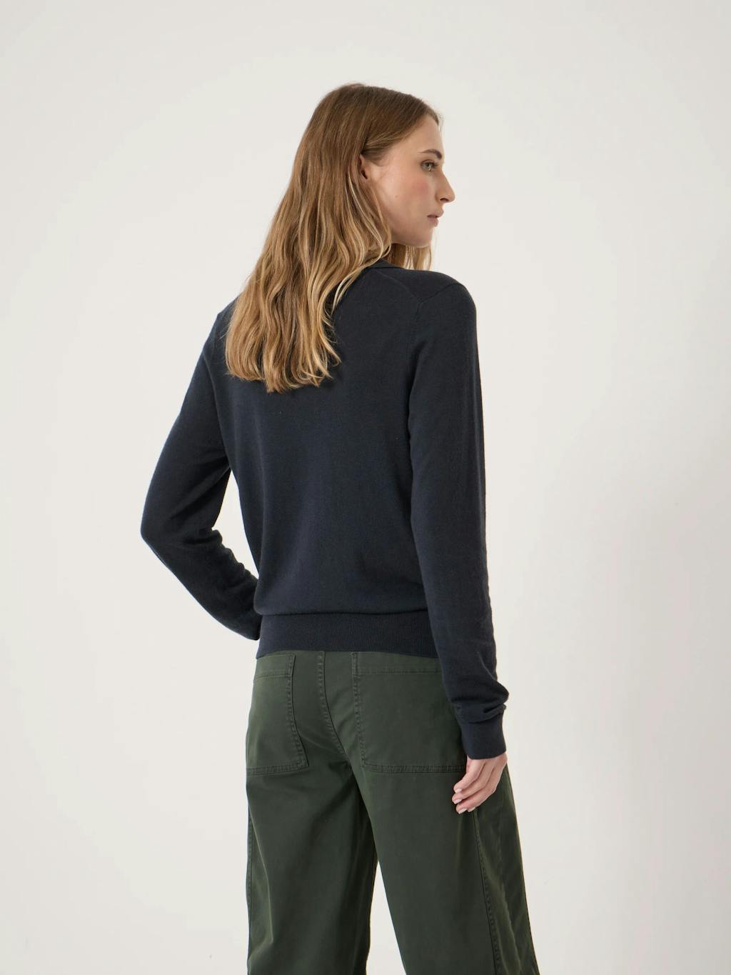 014580-1658-03 Merino Long Sleeve Polo Top