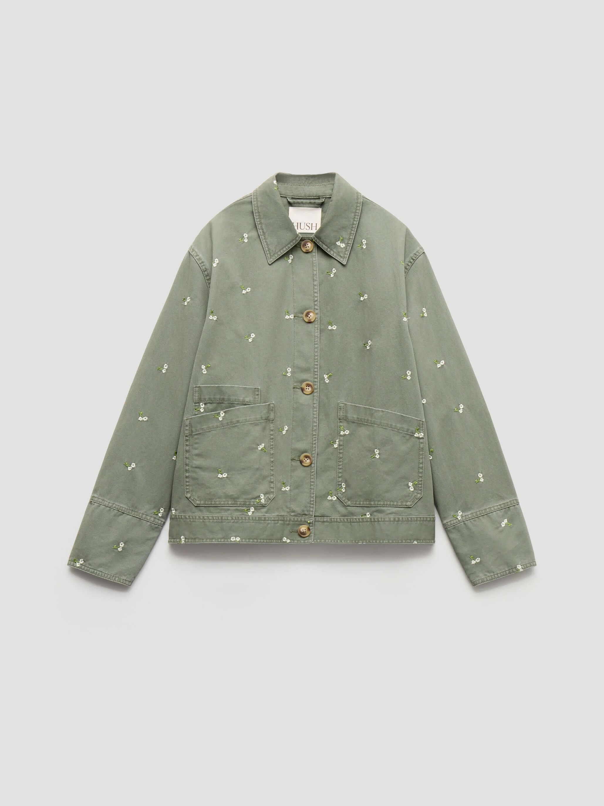 Emery Embroidered Utility Jacket