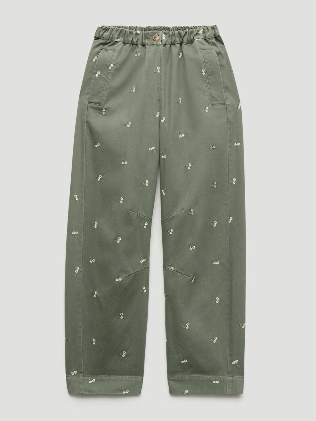 014902-2009-07 Jack Barrell Leg Embroidered Trousers