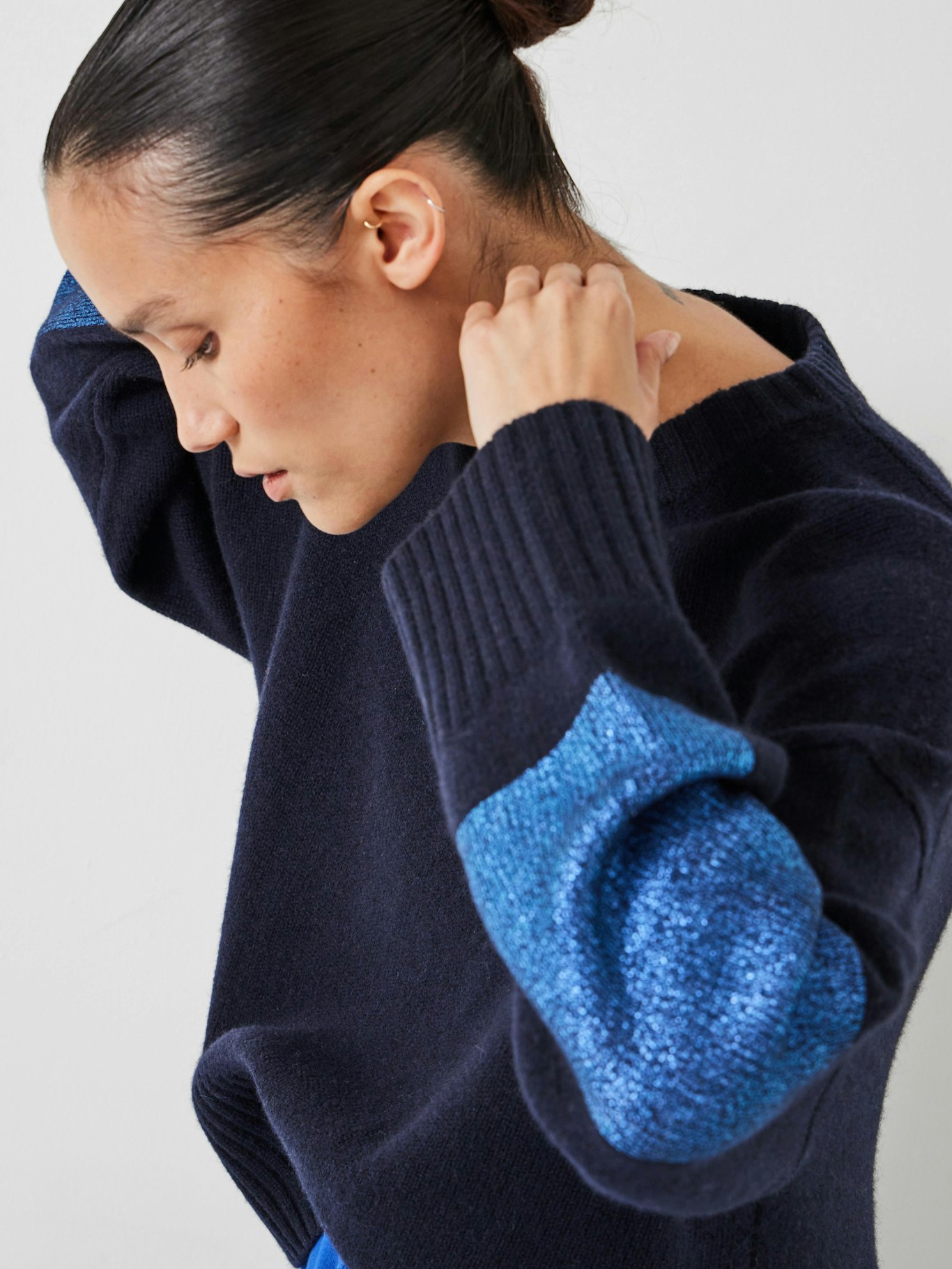 012162-2729-04 Livvy Merino Wool Detachable Roll Neck Jumper