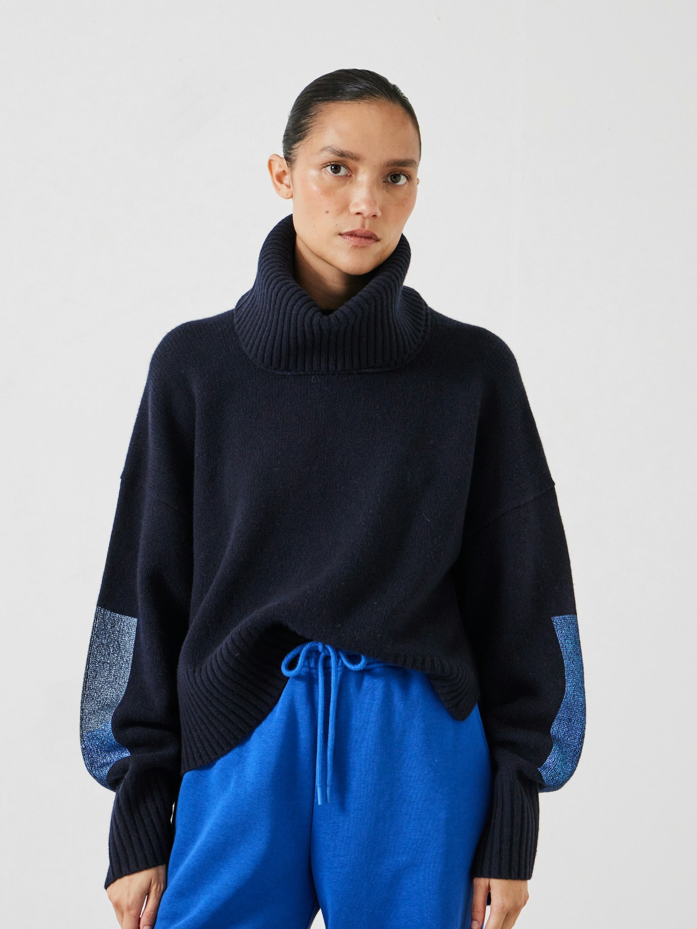 012162-2729-01 Livvy Merino Wool Detachable Roll Neck Jumper