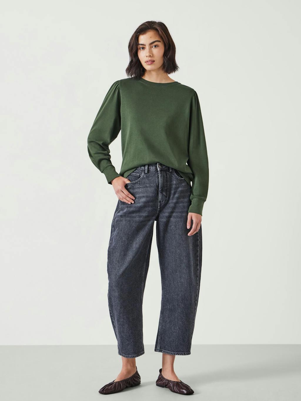 007404-4723-02 Emily Puff Sleeve Cotton Jersey Top