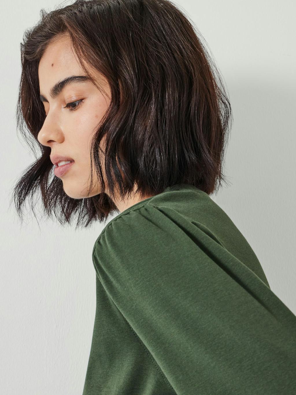 007404-4723-04 Emily Puff Sleeve Cotton Jersey Top