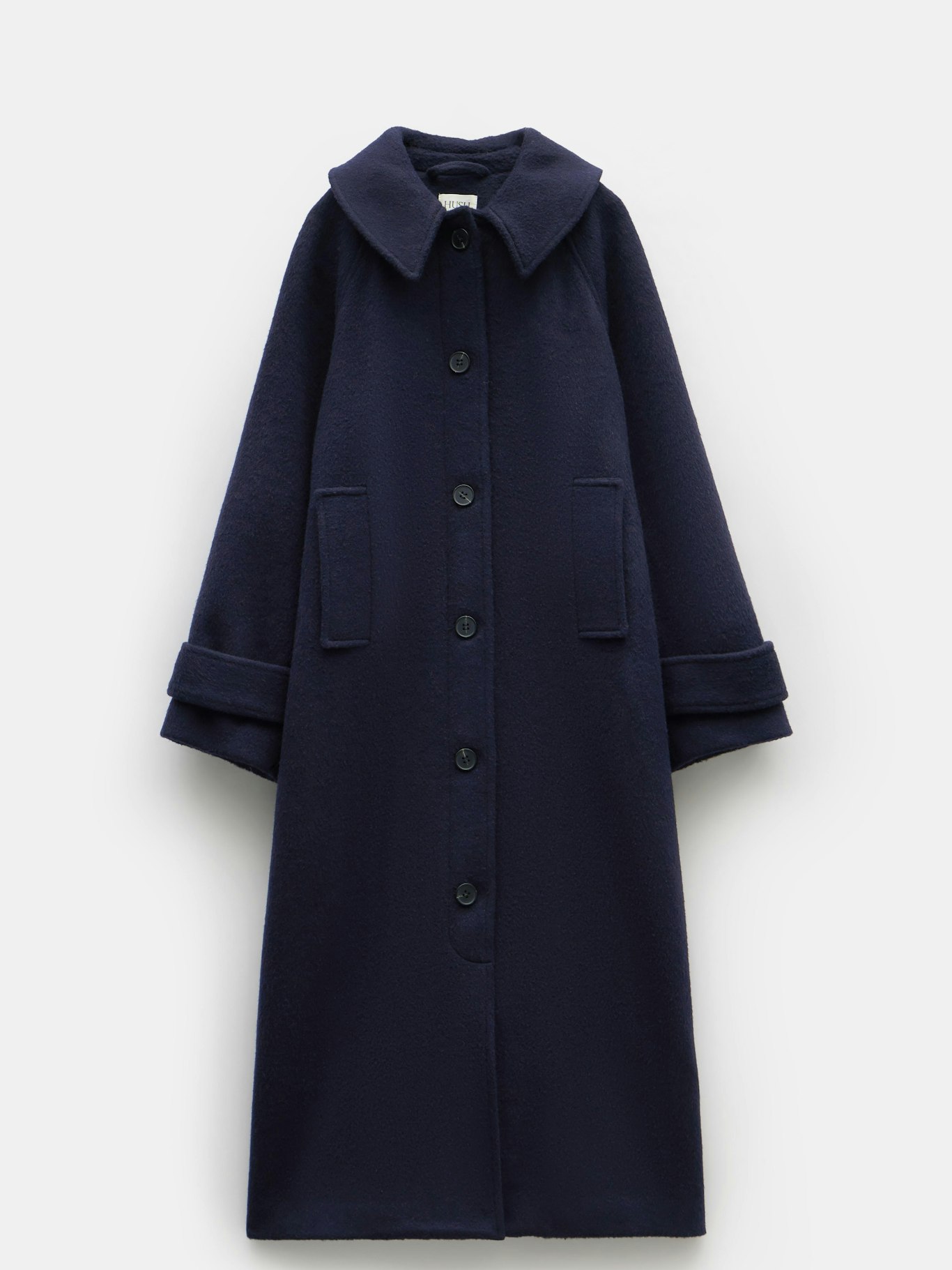 012326-1677-07 Munroe Pure Wool Oversized Cocoon Coat