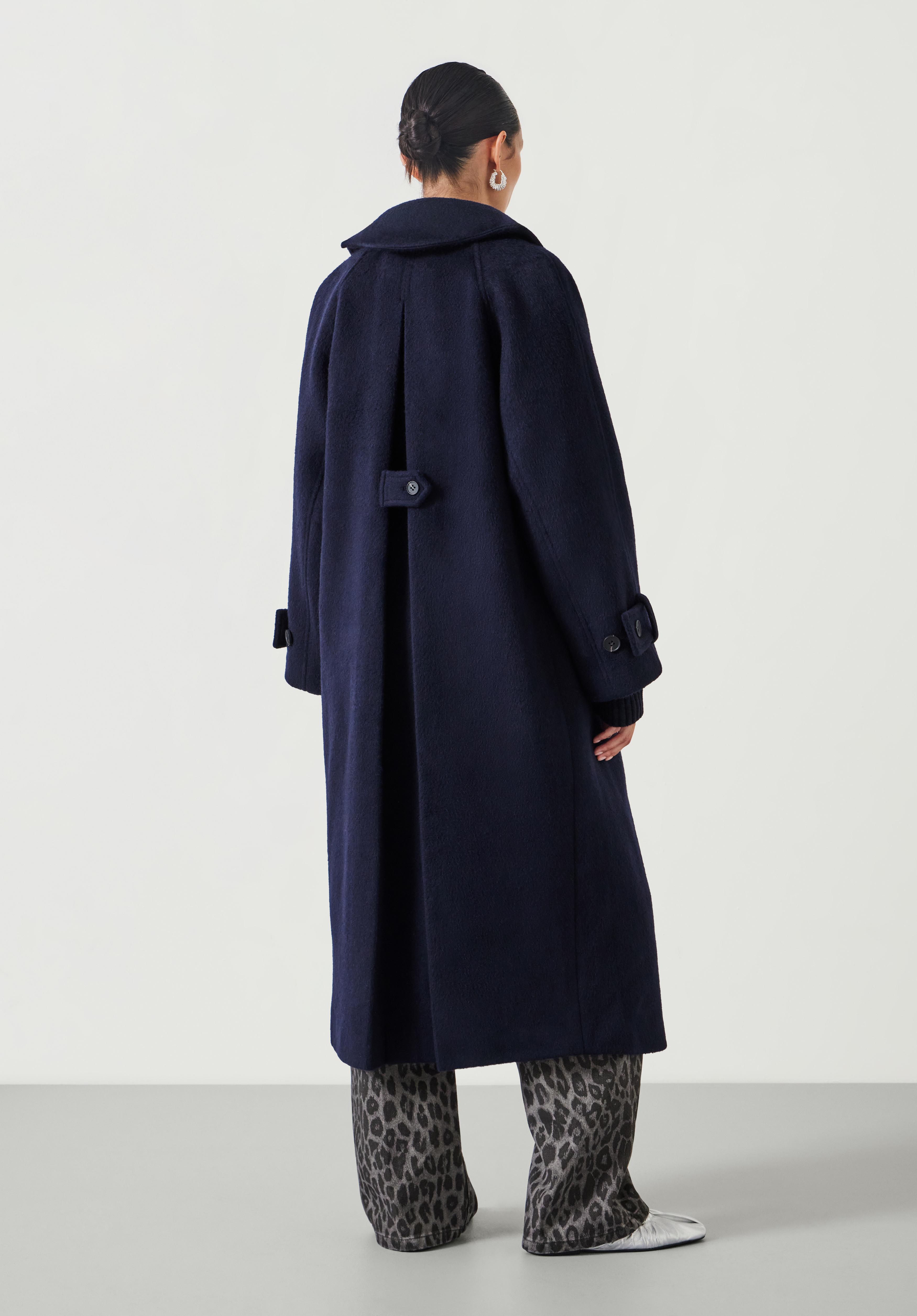 Munroe Pure Wool Oversized Cocoon Coat