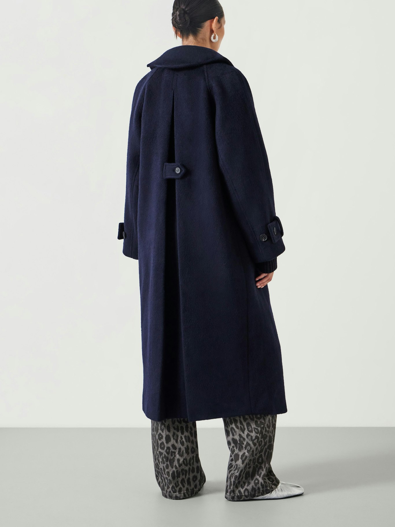 012326-1677-03 Munroe Pure Wool Oversized Cocoon Coat