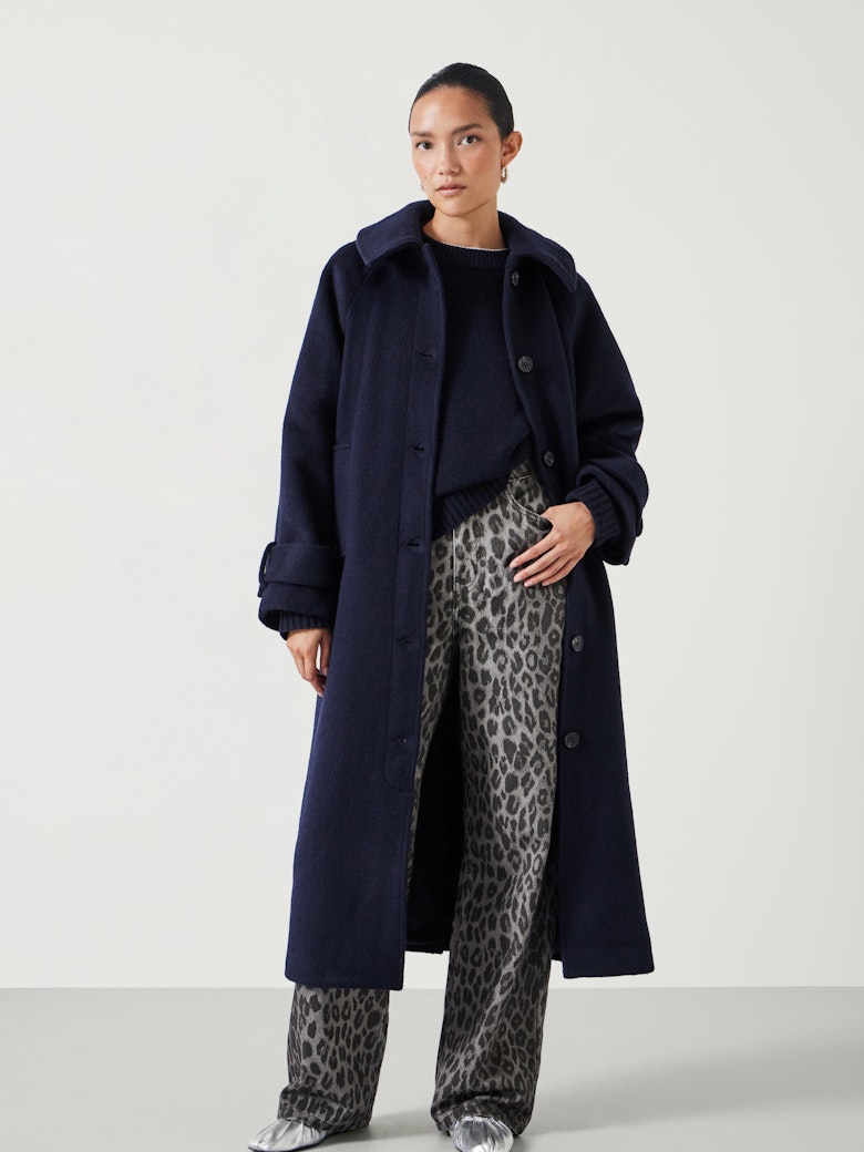 Munroe Pure Wool Oversized Cocoon Coat