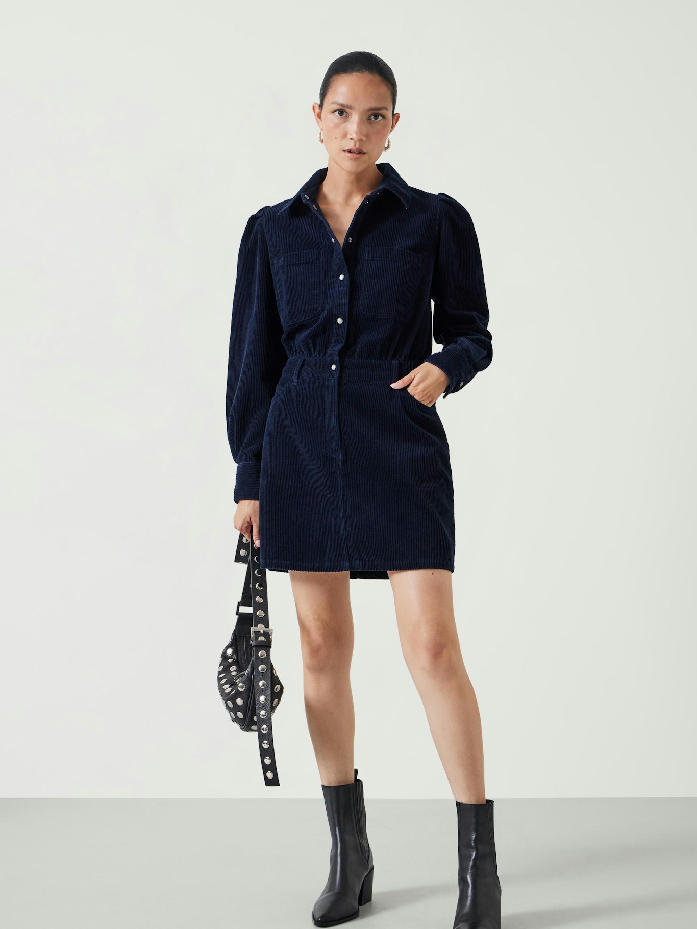 012212-1677-01 Mariella Cord Mini Dress