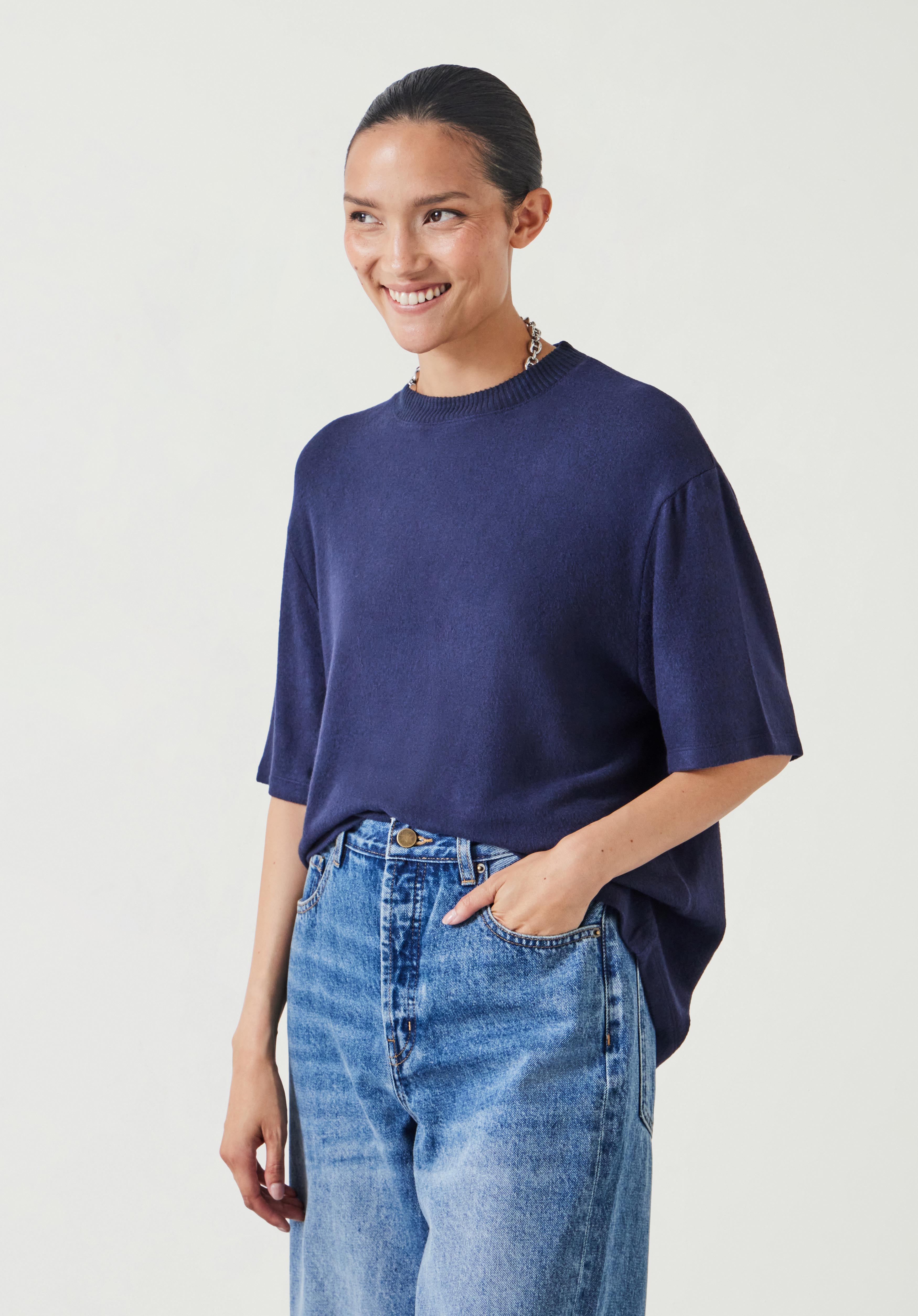 Elle Supersoft T Shirt (Dark Navy)