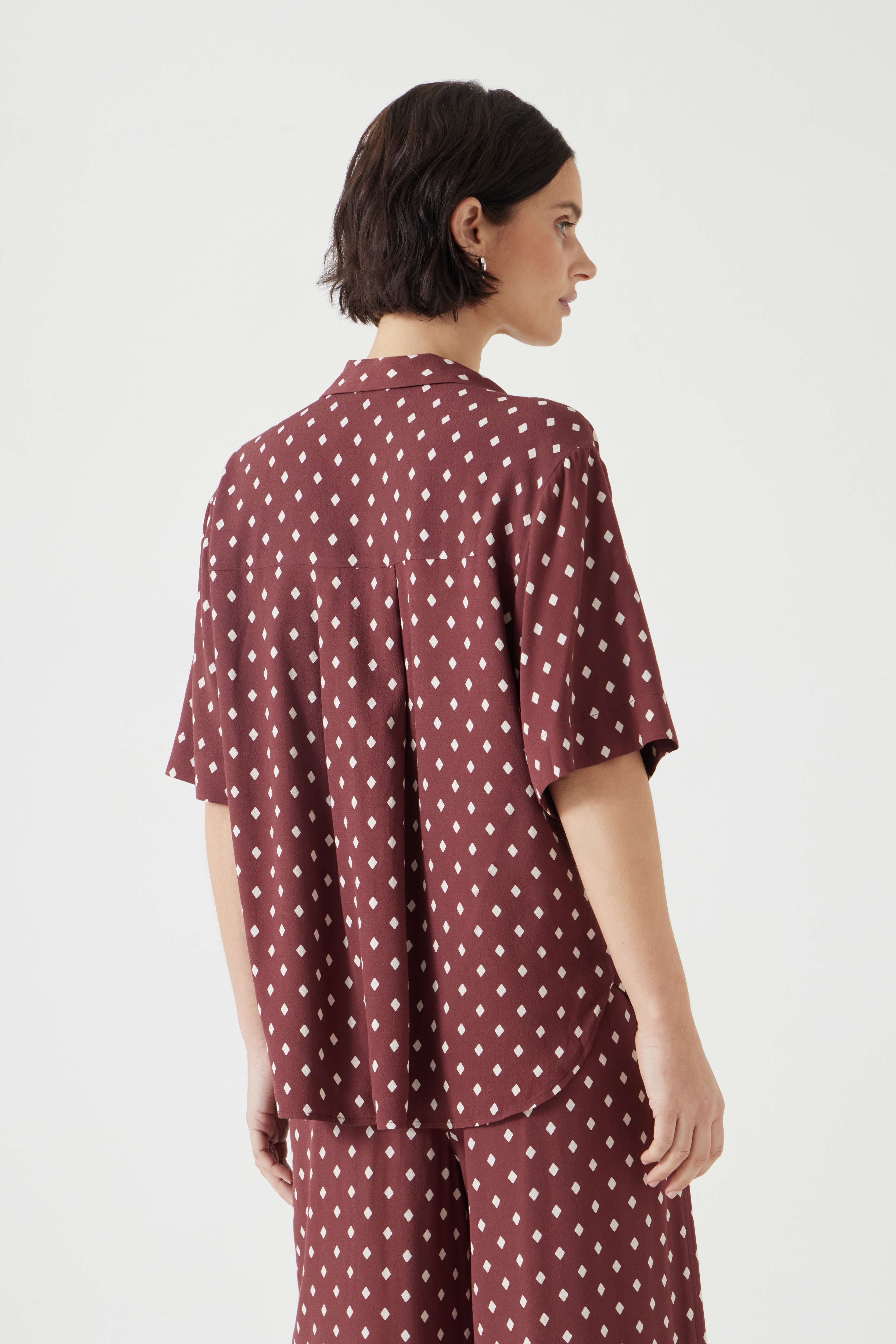 Revere Collar Short Sleeve Shirt