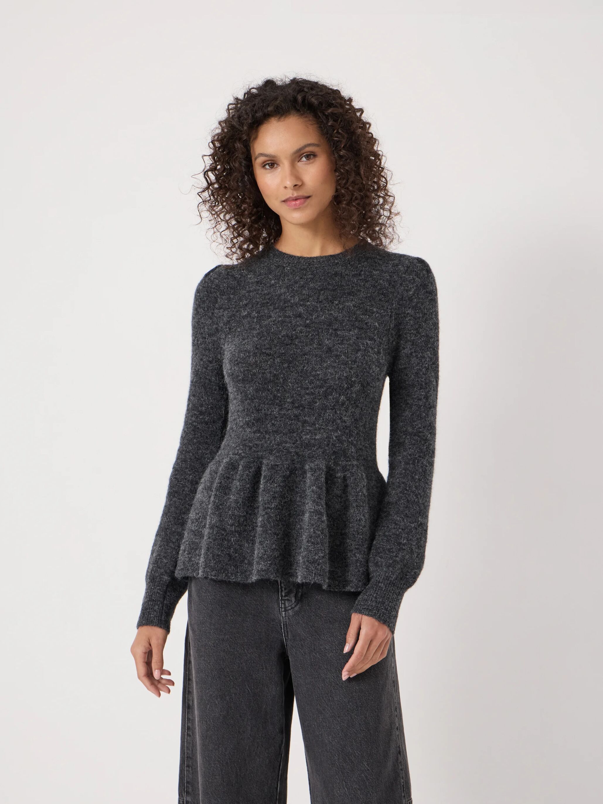 Cosy Alpaca Peplum Jumper