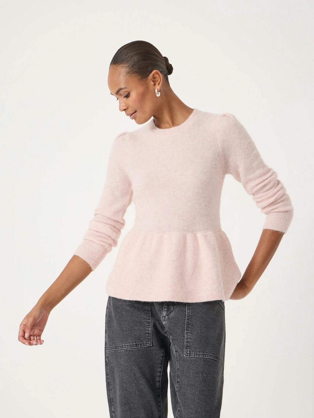 014247-1105-03 Cosy Alpaca Peplum Jumper