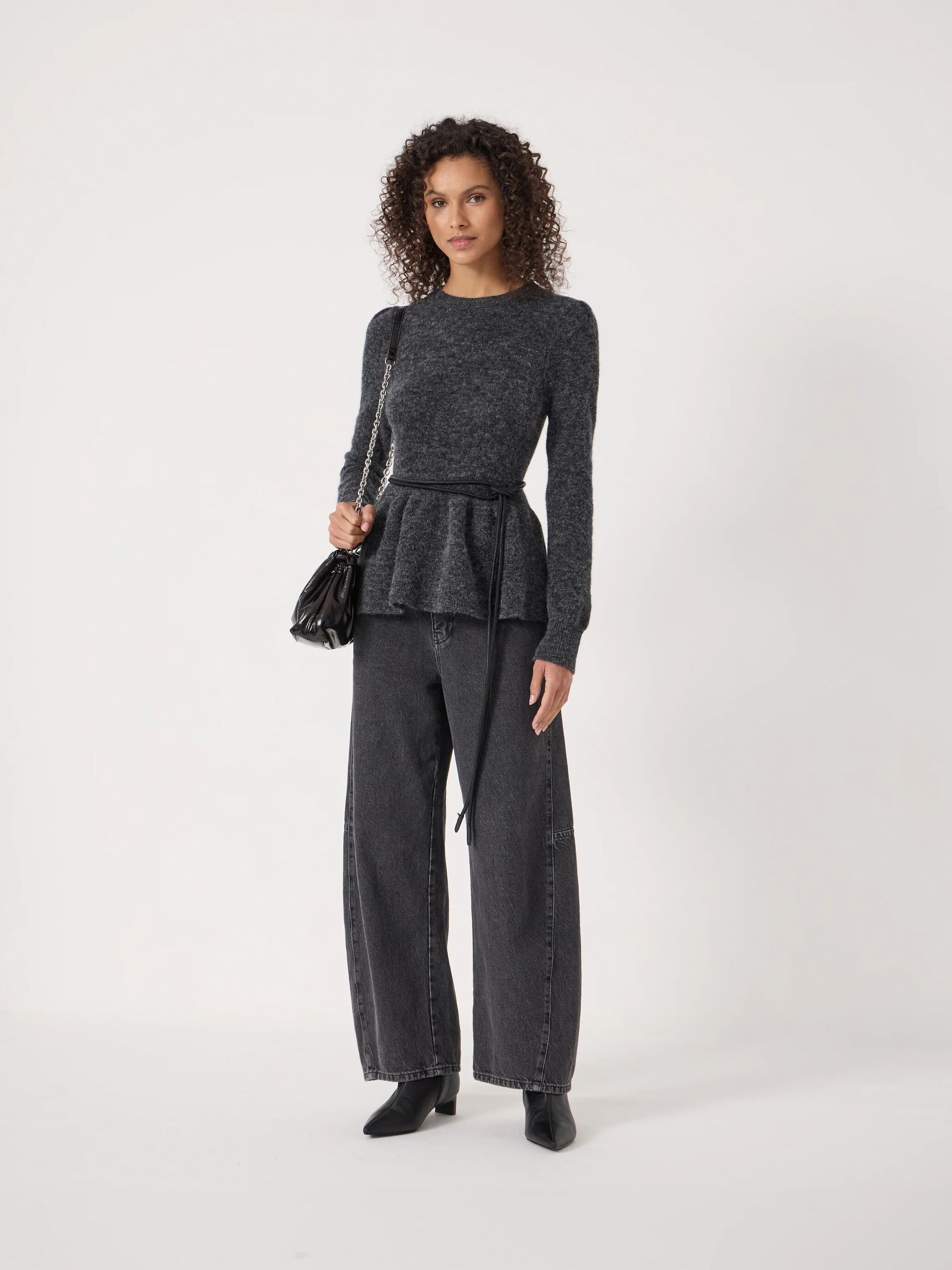 Cosy Alpaca Peplum Jumper