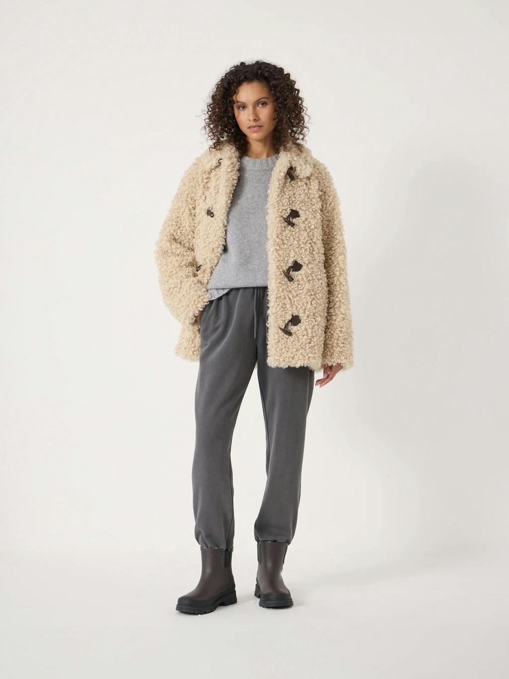 014097-0217-02 Teddy Duffle Coat (Off White)