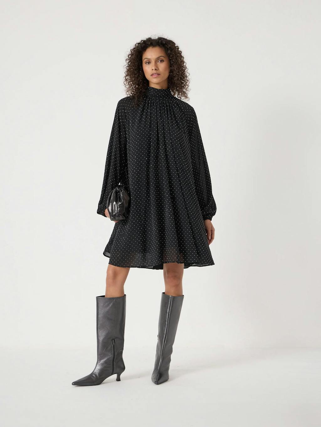 014319-0456-01 Diamante Chiffon Mini Dress