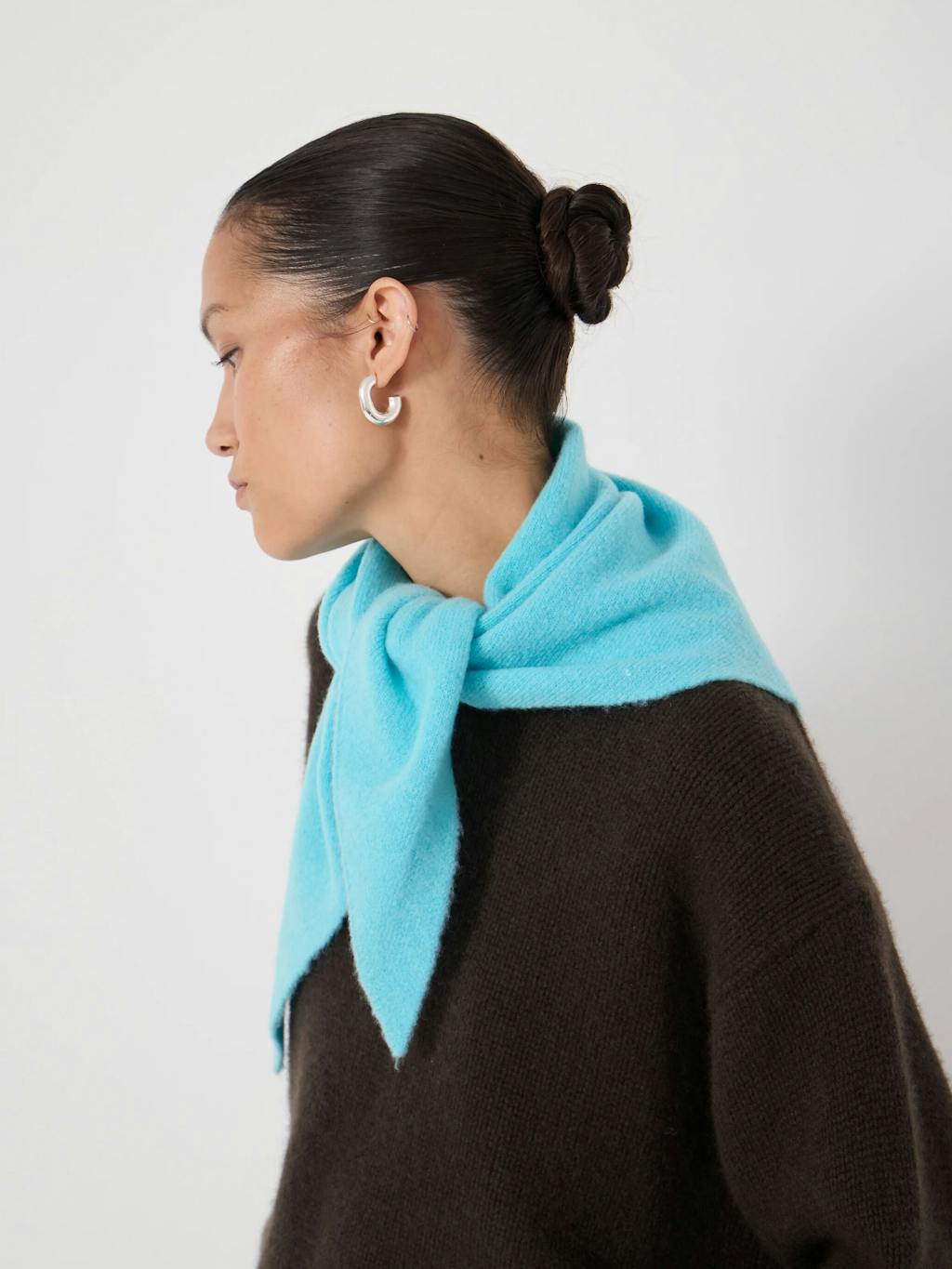 014337-1798-01 Wool Blend Triangle Scarf