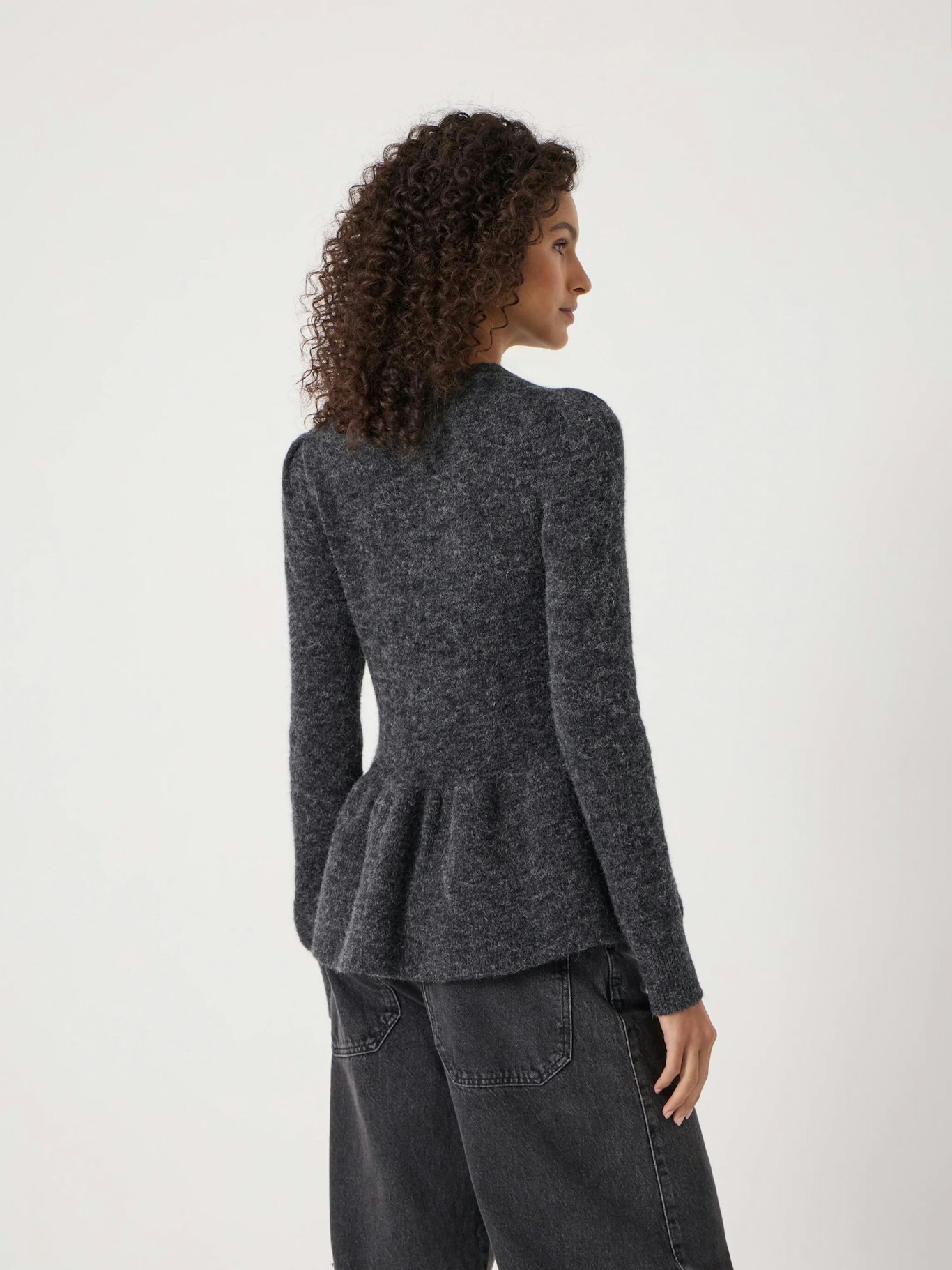 014247-2806-02 Cosy Alpaca Peplum Jumper