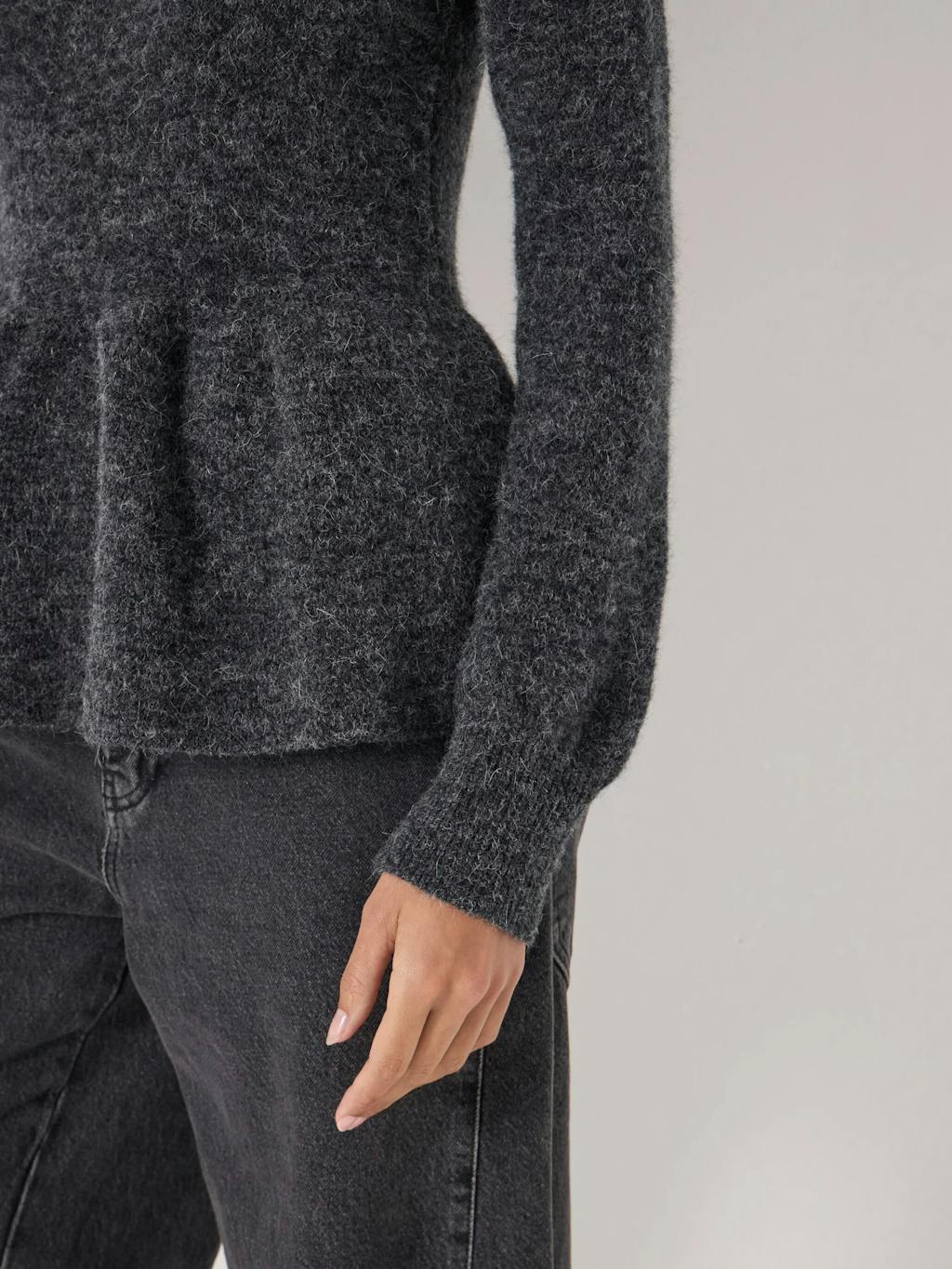 014247-2806-04 Cosy Alpaca Peplum Jumper