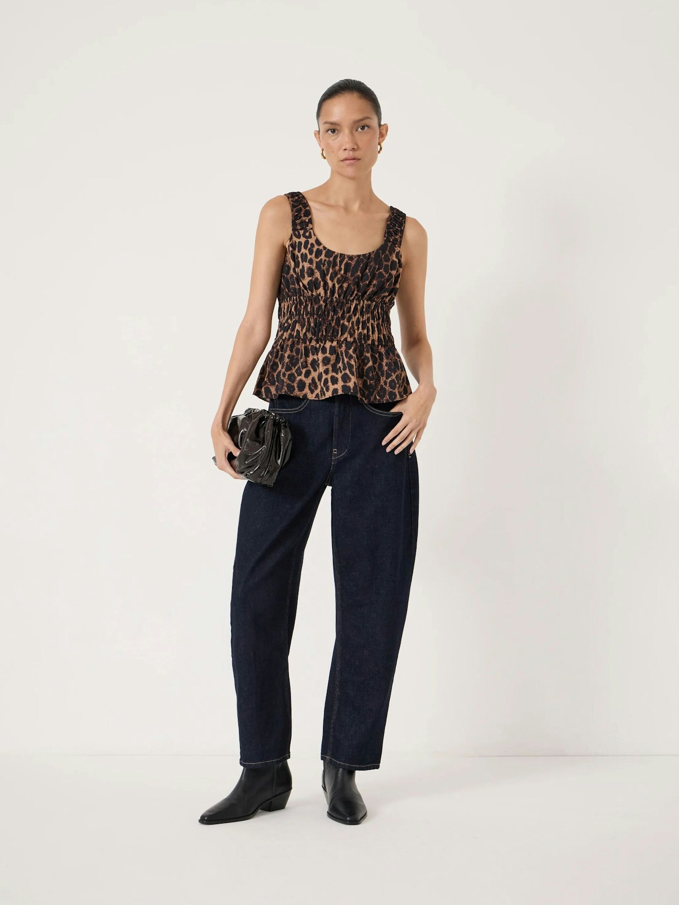 014892-4604-01 Ozra Gathered Straps Top
