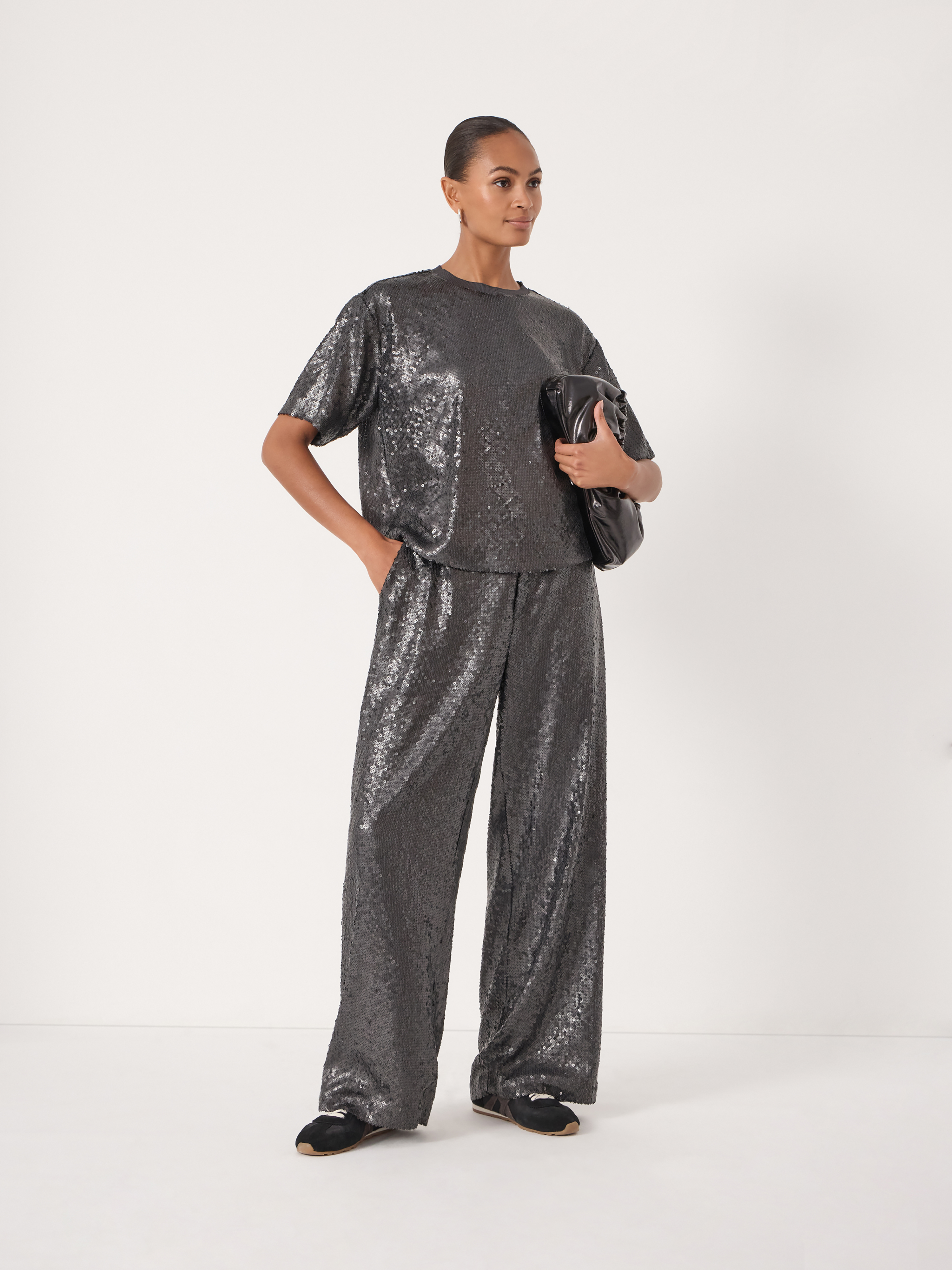 Holly Sequin Co-ord Wide Leg Trousers