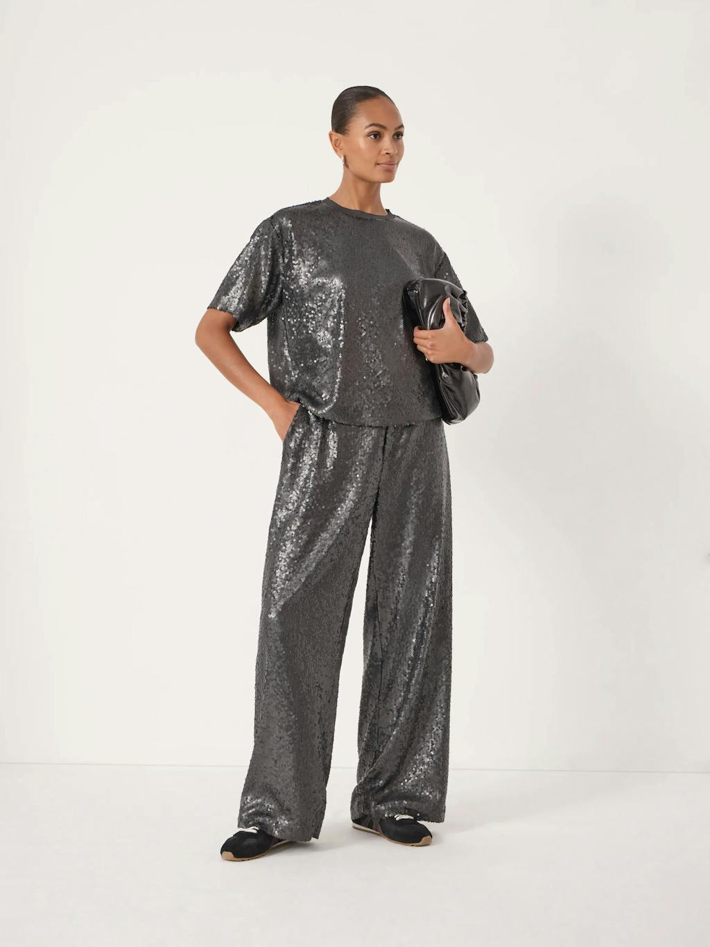014521-0400-04 Holly Sequin Co-ord Wide Leg Trousers