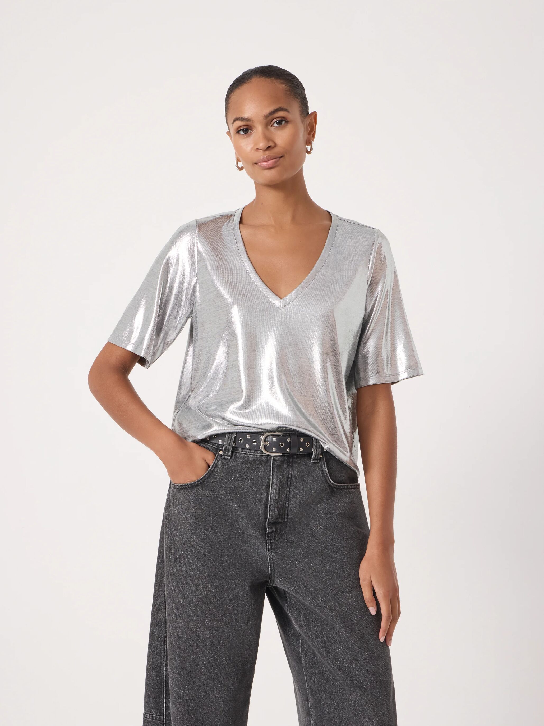 Reece Silver Metallic Sub T-Shirt