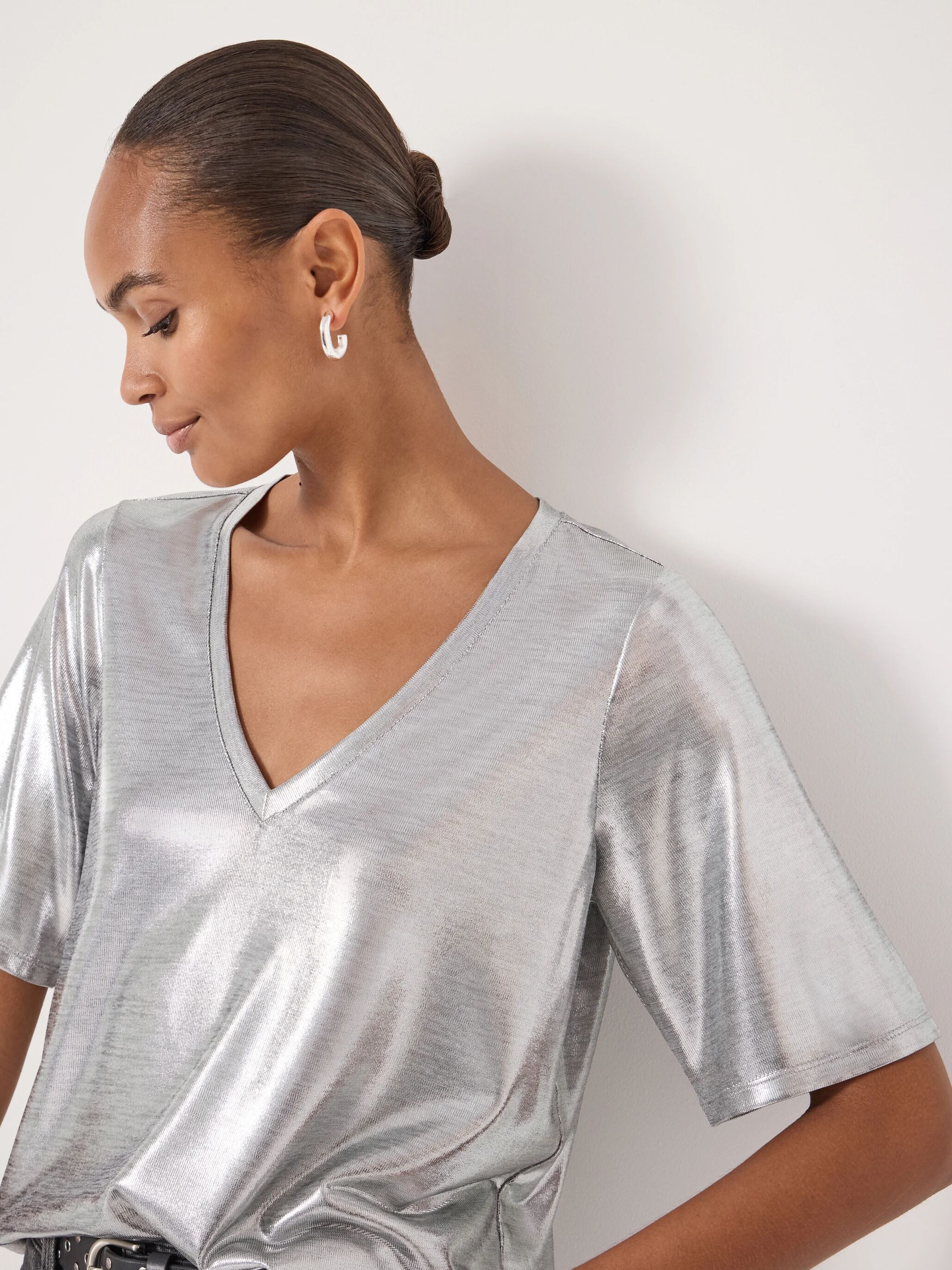 Reece Silver Metallic Sub T-Shirt