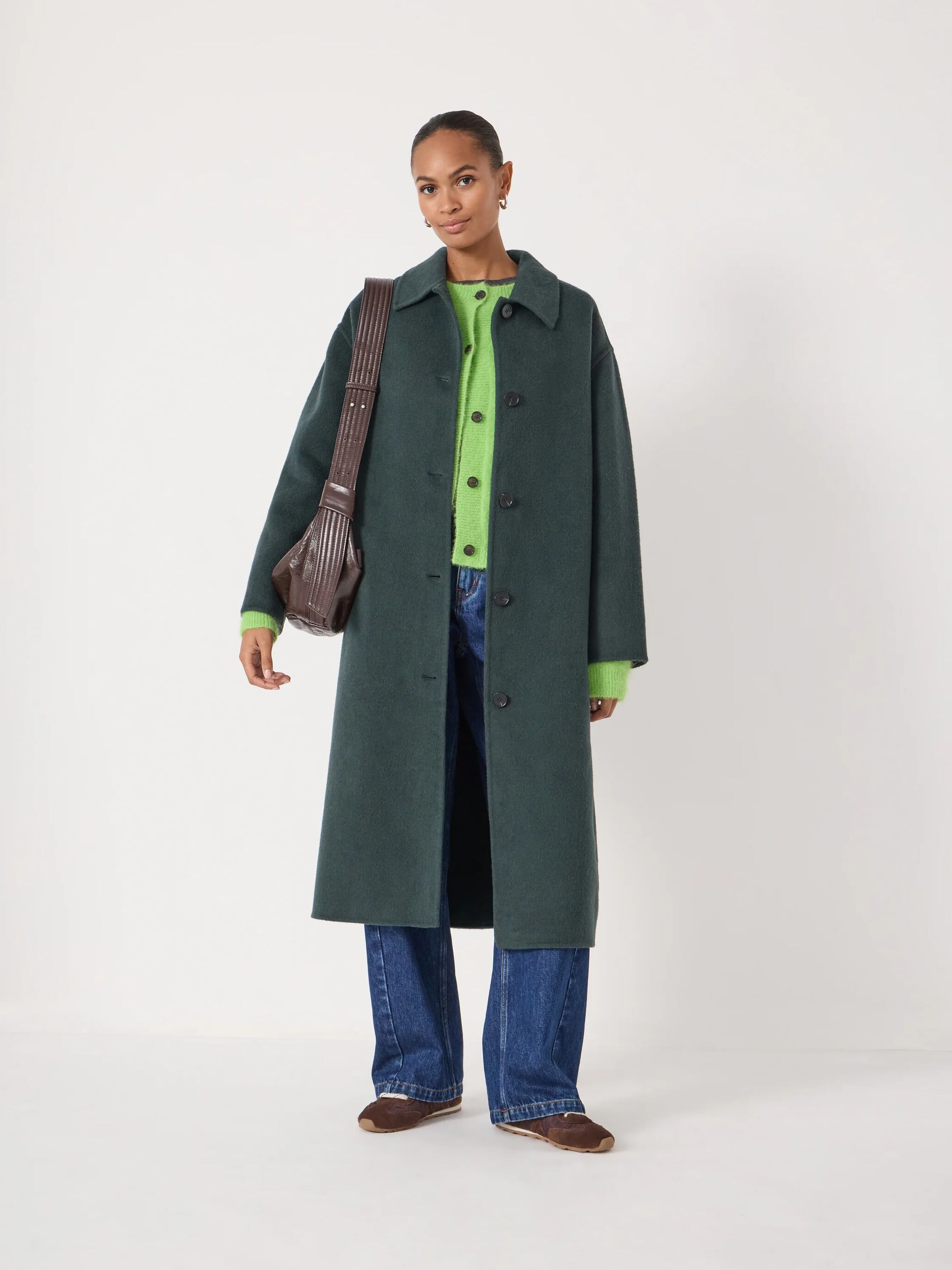 Edie Pure Wool Double Faced Coat