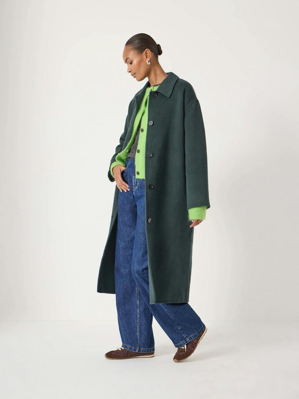 014543-2009-02 Edie Pure Wool Double Faced Coat